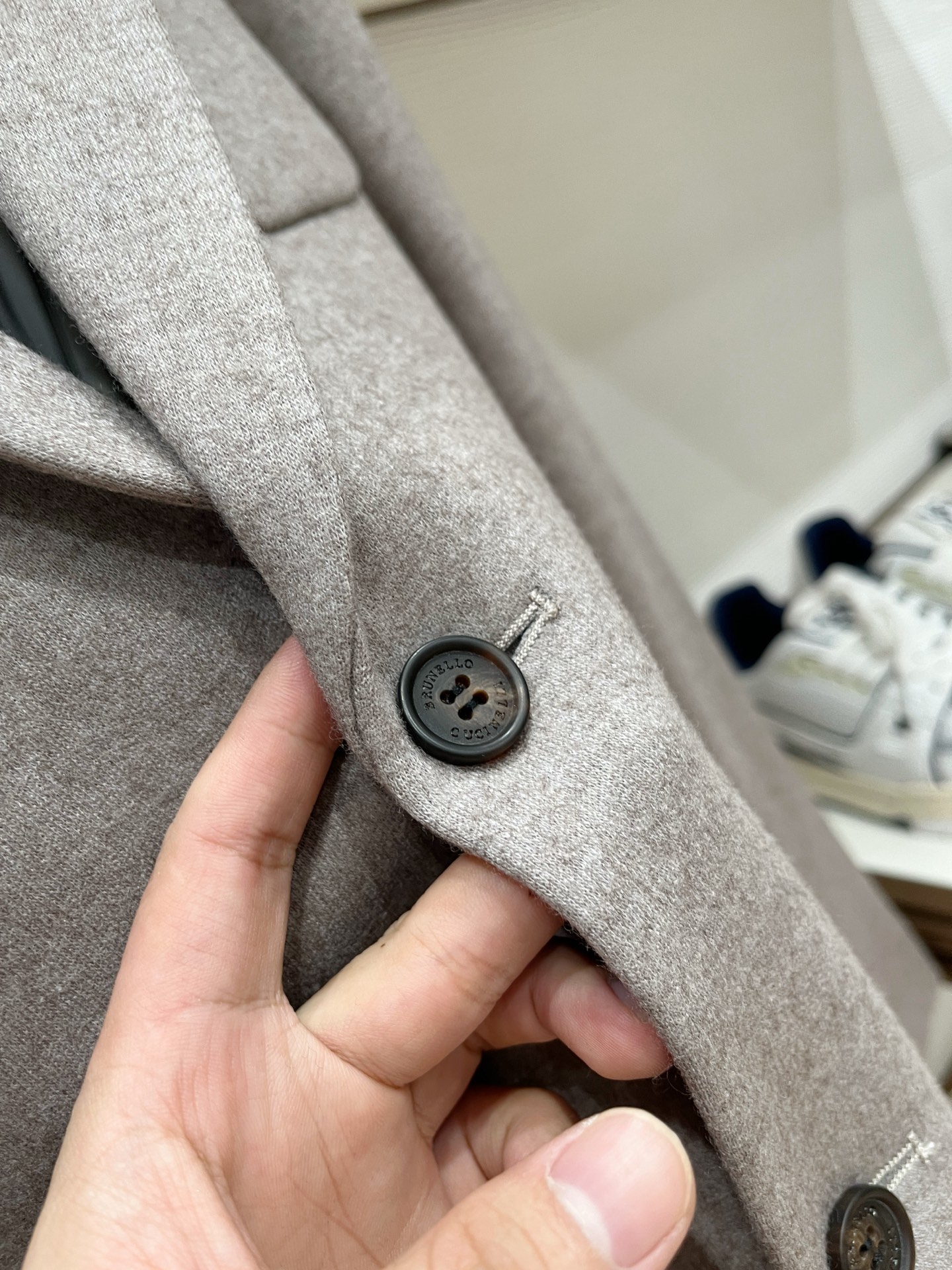 Loro Piana Male Basic Clothing Cotton Gray Slim Fit M-l-xl