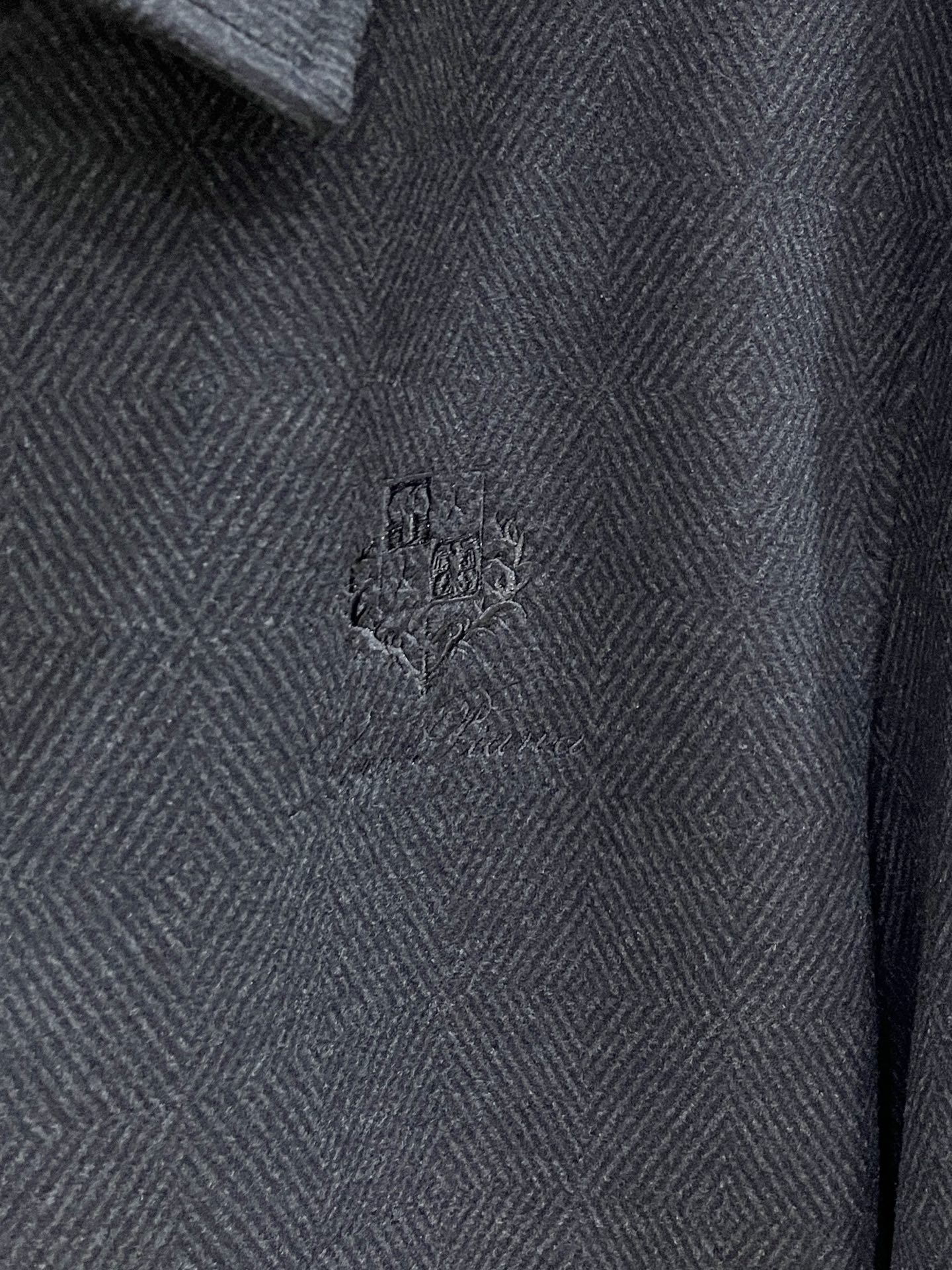 Loro Piana Male Jacket Cotton Gray Slim Fit M-l-xl