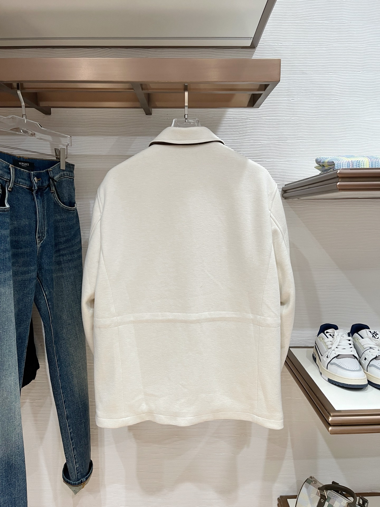 Loro Piana Male Jacket Cotton Black Slim Fit M-l-xl