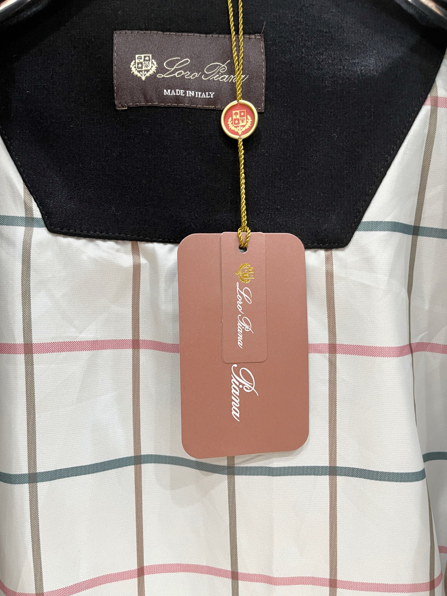 Loro Piana Male Jacket Cotton Black Slim Fit M-l-xl