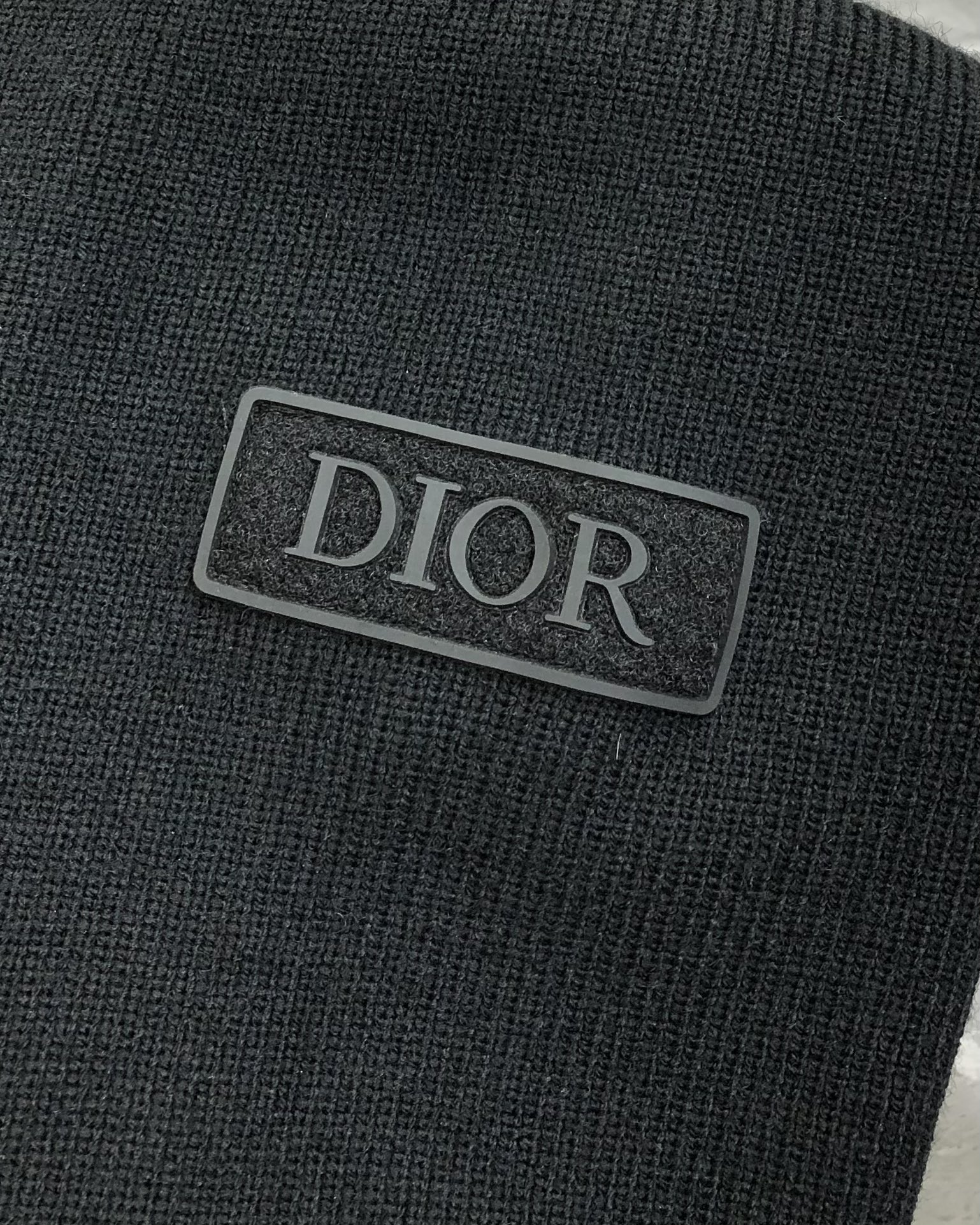 Dior Male Down Jacket Knitted Black S-l-xl
