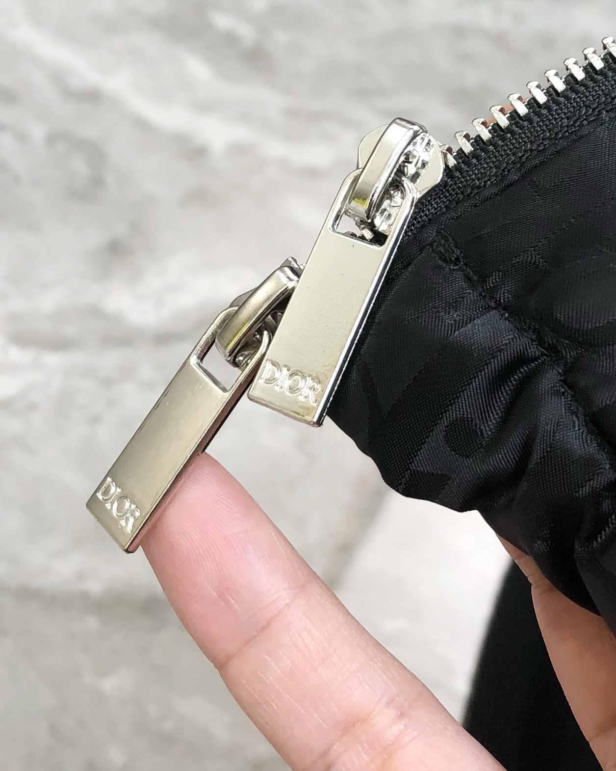 Dior Male Down Jacket Knitted Black S-l-xl