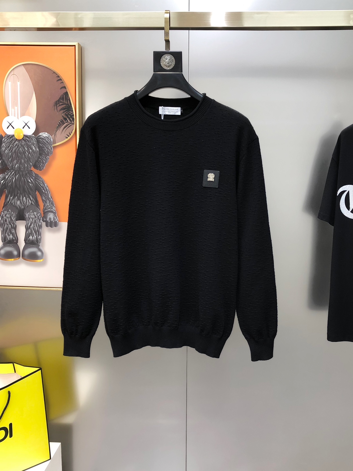 Brunello Cucinelli Male Basic Clothing Wool Black M-l-xl