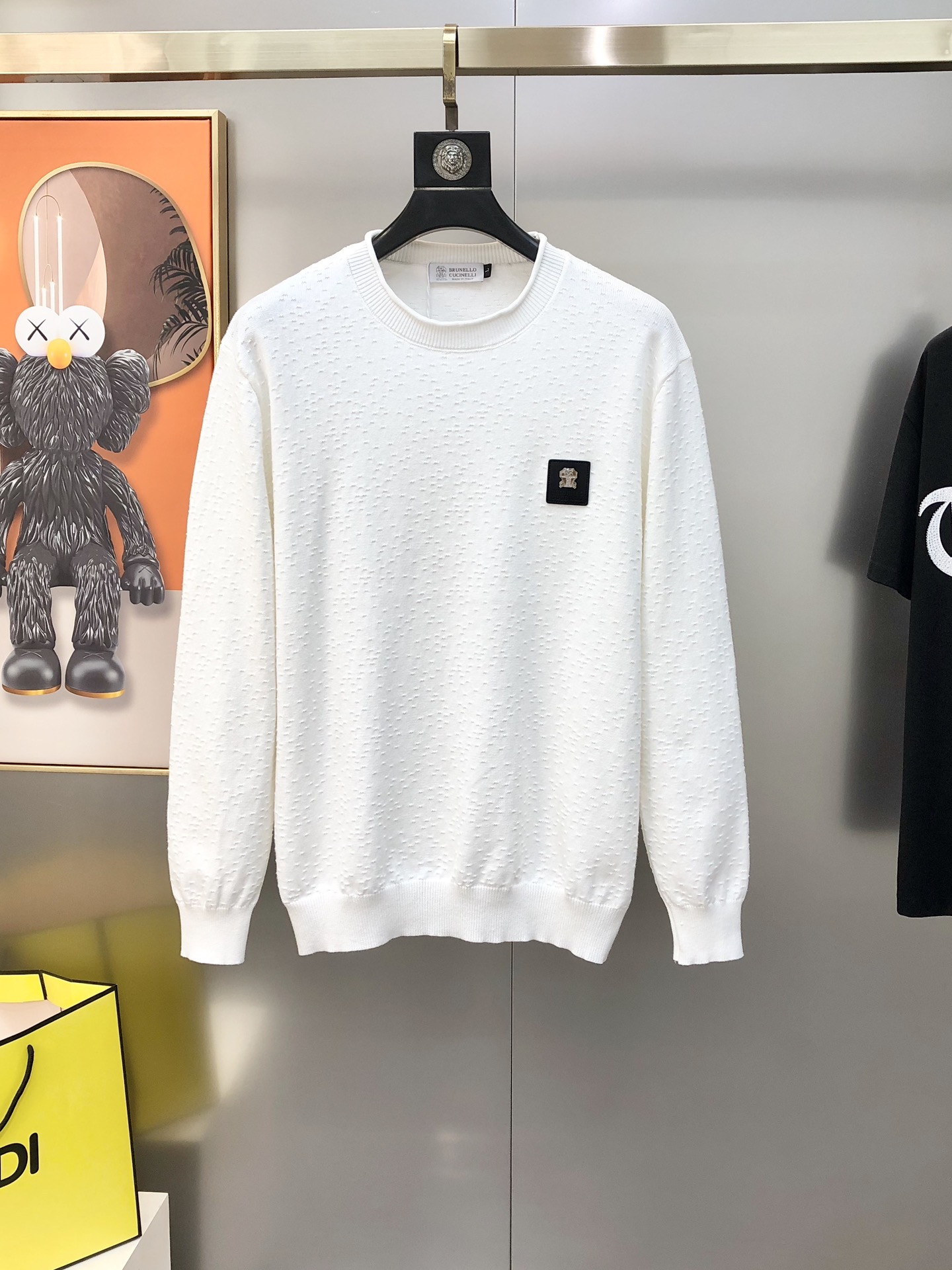 Brunello Cucinelli Male Basic Clothing Wool Black M-l-xl