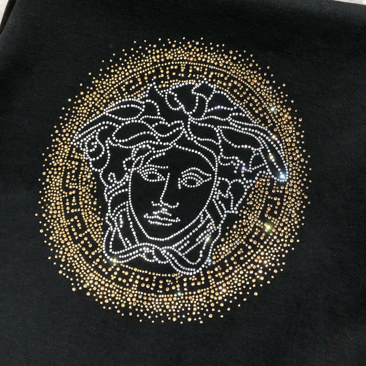 Versace Male Hoodie Cotton Black S-m-l-xl