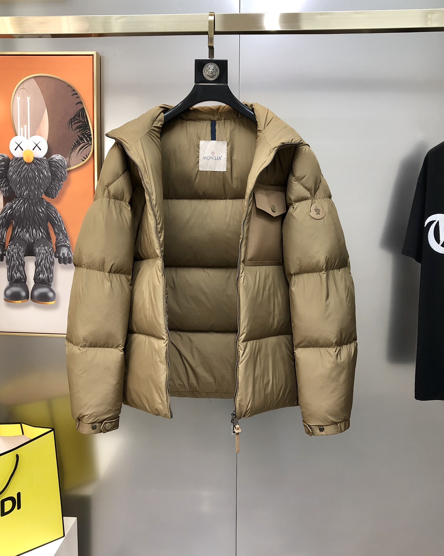 Moncler Male Down Jacket White Duck Down M-l-xl