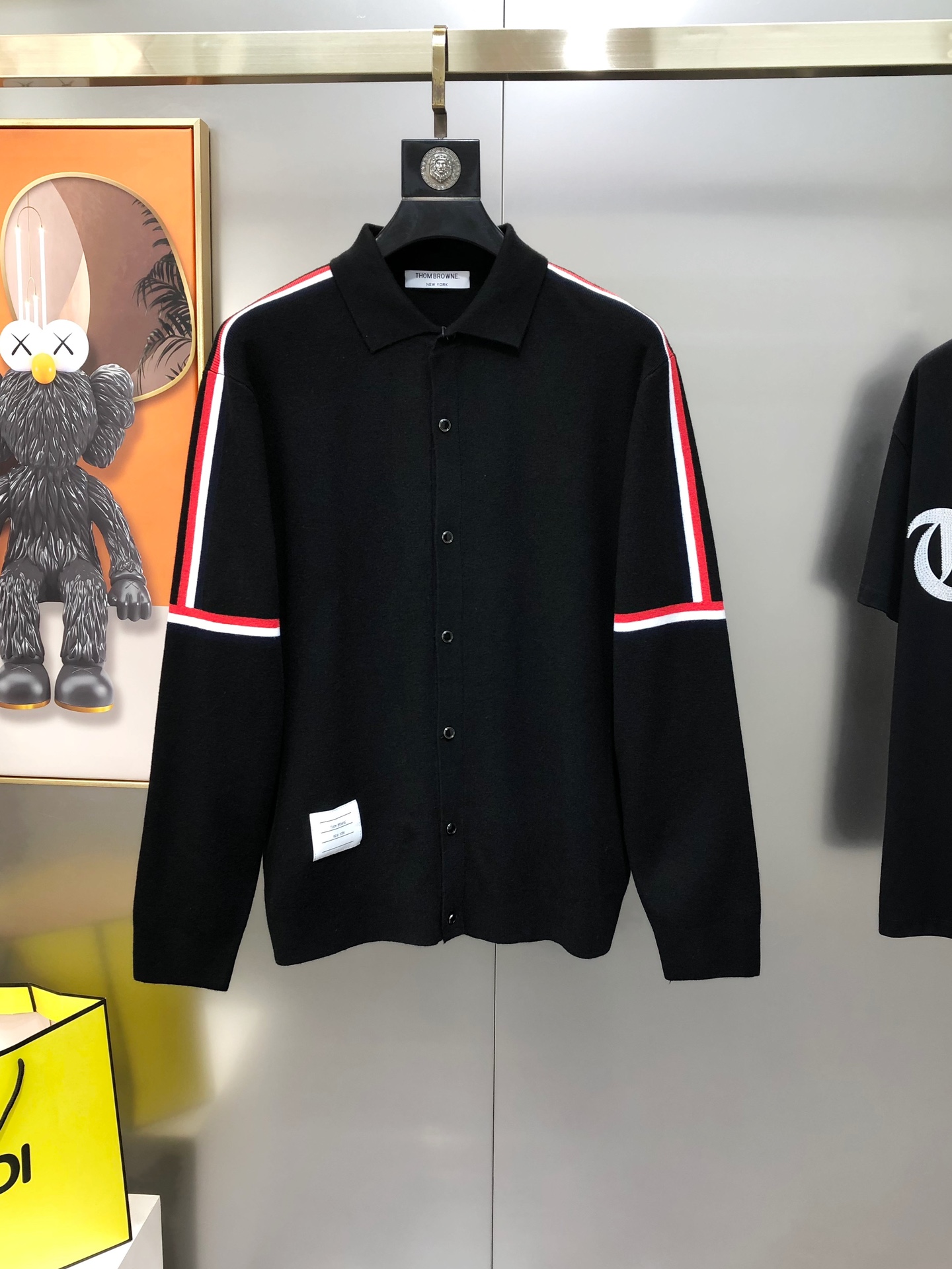 Thom Browne Male Basic Clothing Cotton Black M-l-xl