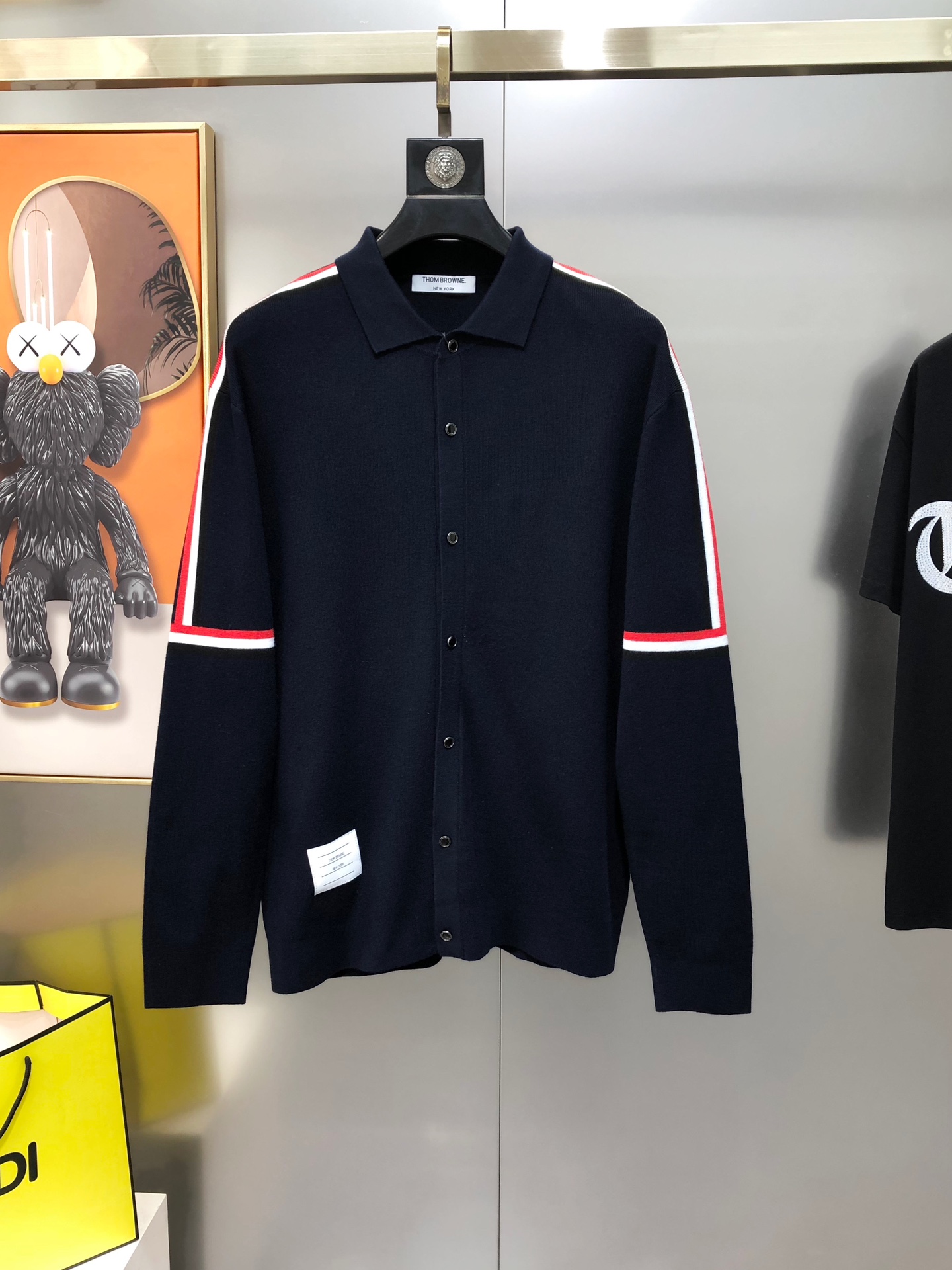 Thom Browne Male Basic Clothing Cotton Black M-l-xl