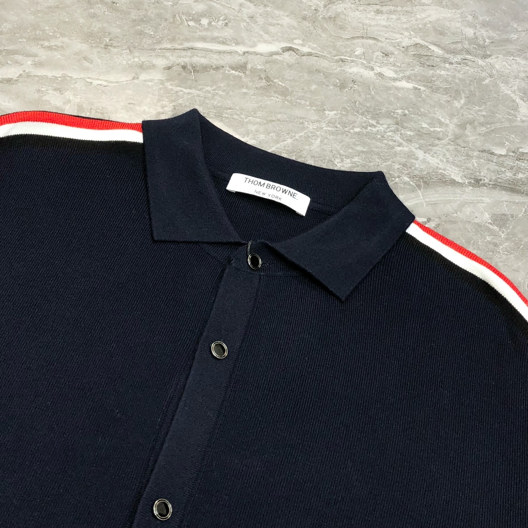 Thom Browne Male Basic Clothing Cotton Black M-l-xl