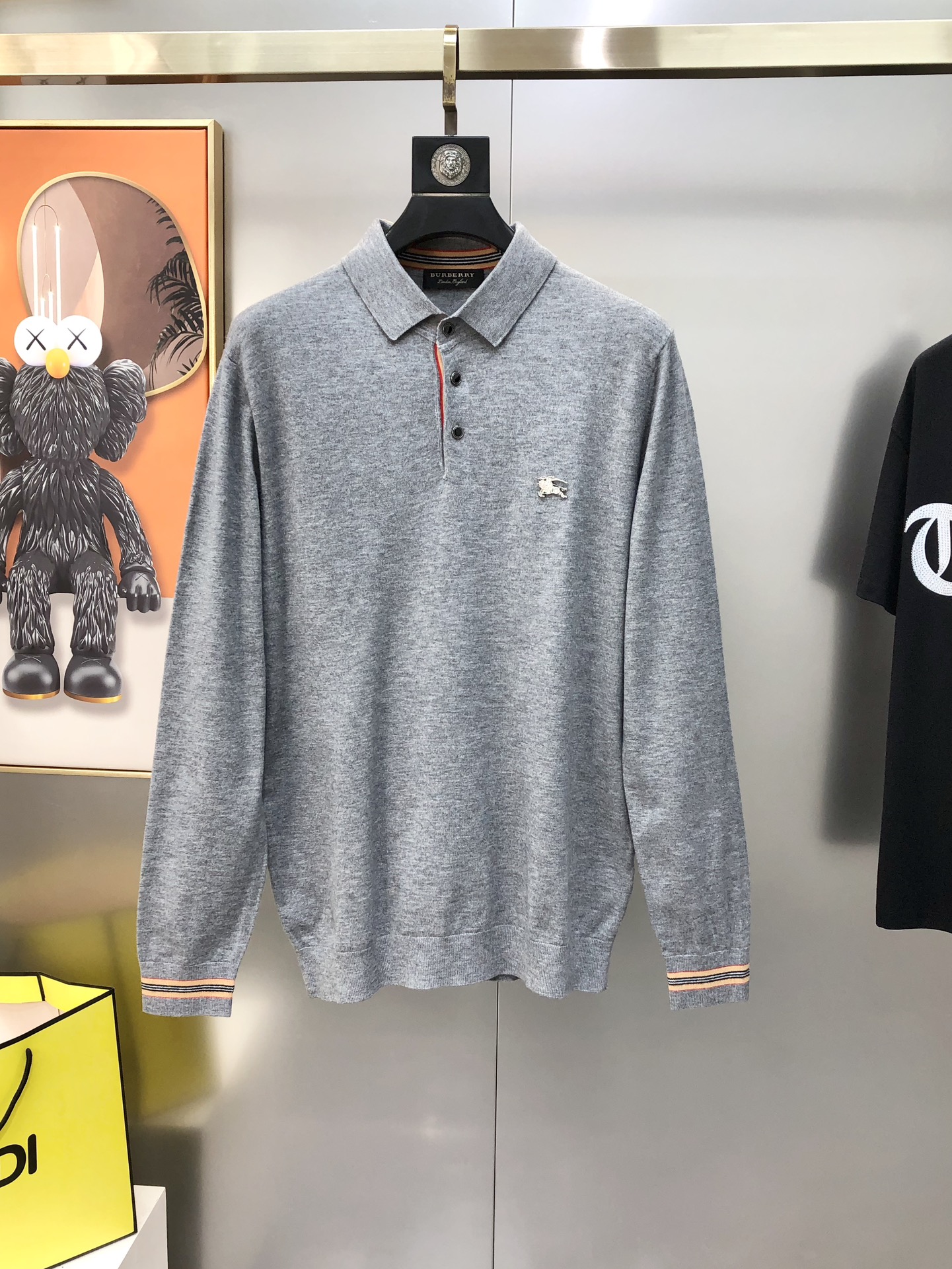 Burberry Male Basic Clothing Cotton Black M-l-xl