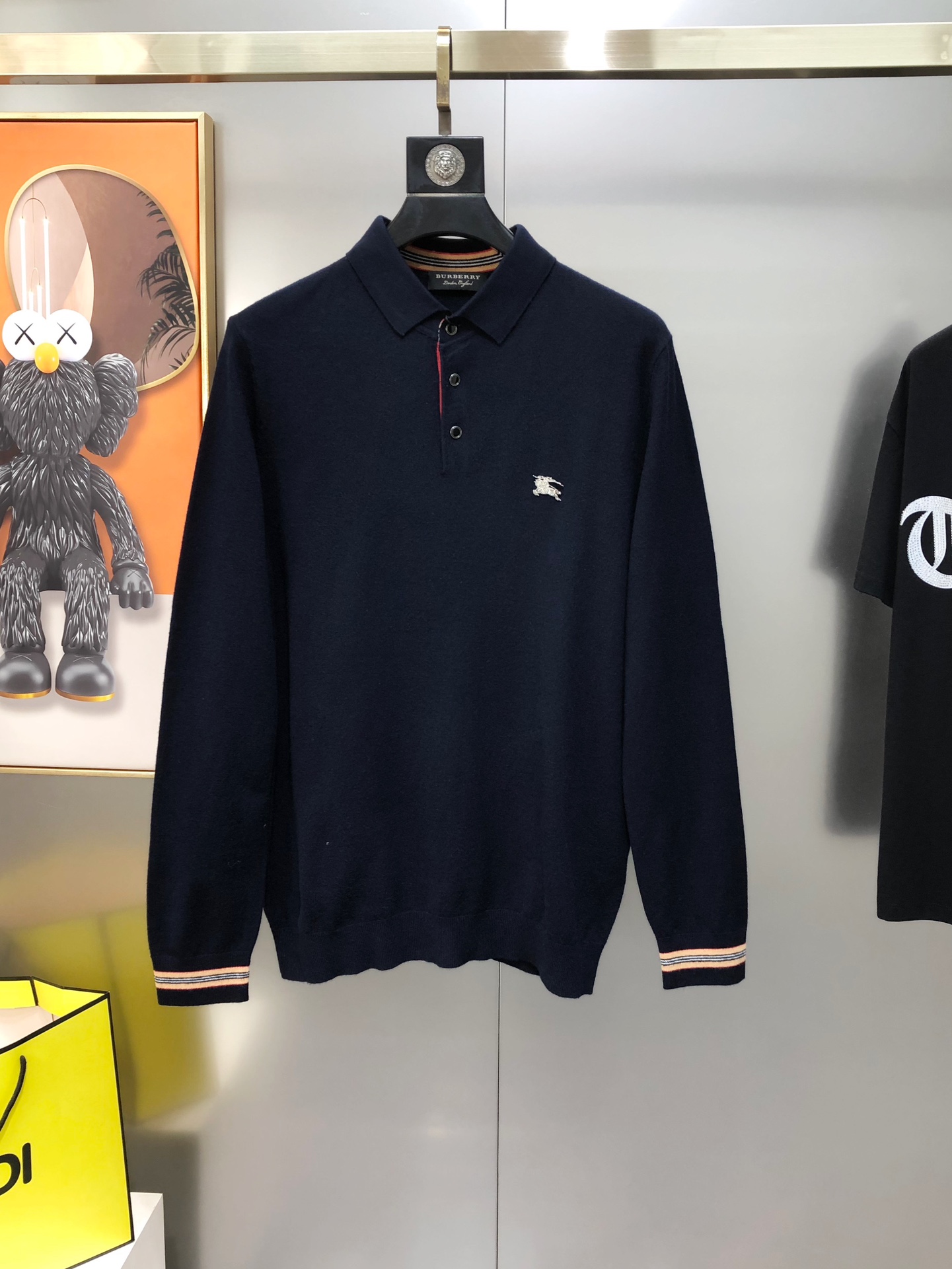 Burberry Male Basic Clothing Cotton Black M-l-xl