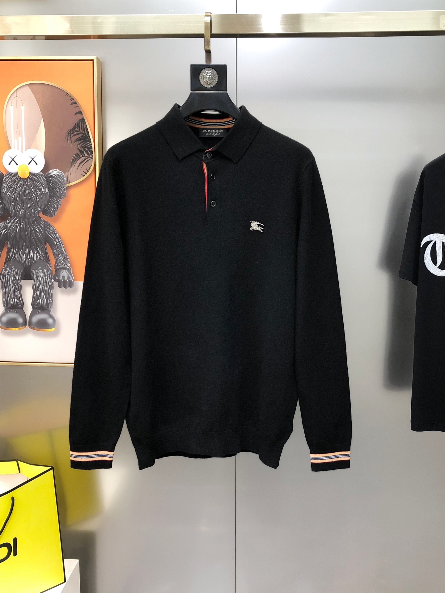 Burberry Male Basic Clothing Cotton Black M-l-xl