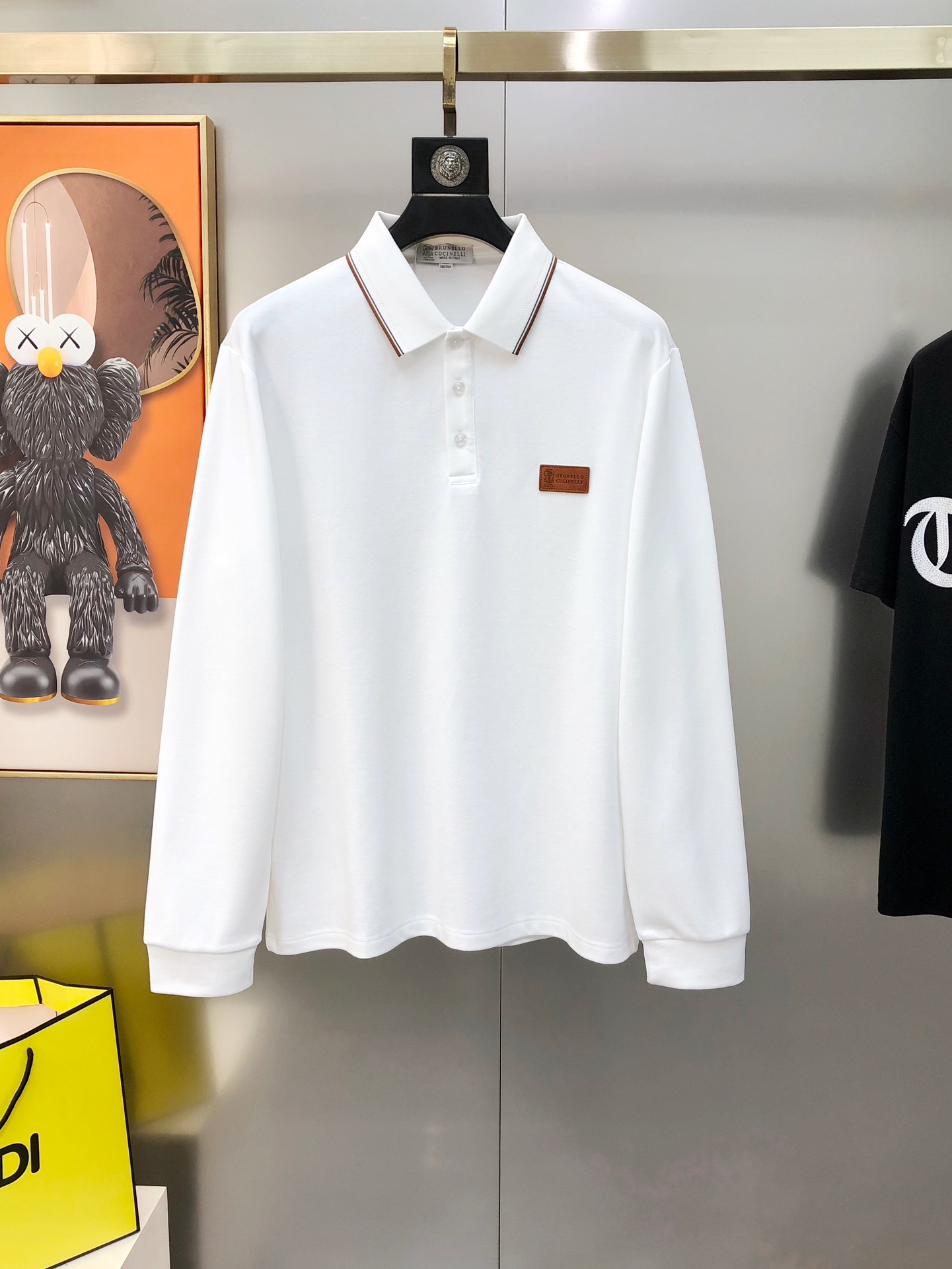 Brunello Cucinelli Male Basic Clothing Cotton White M-l-xl