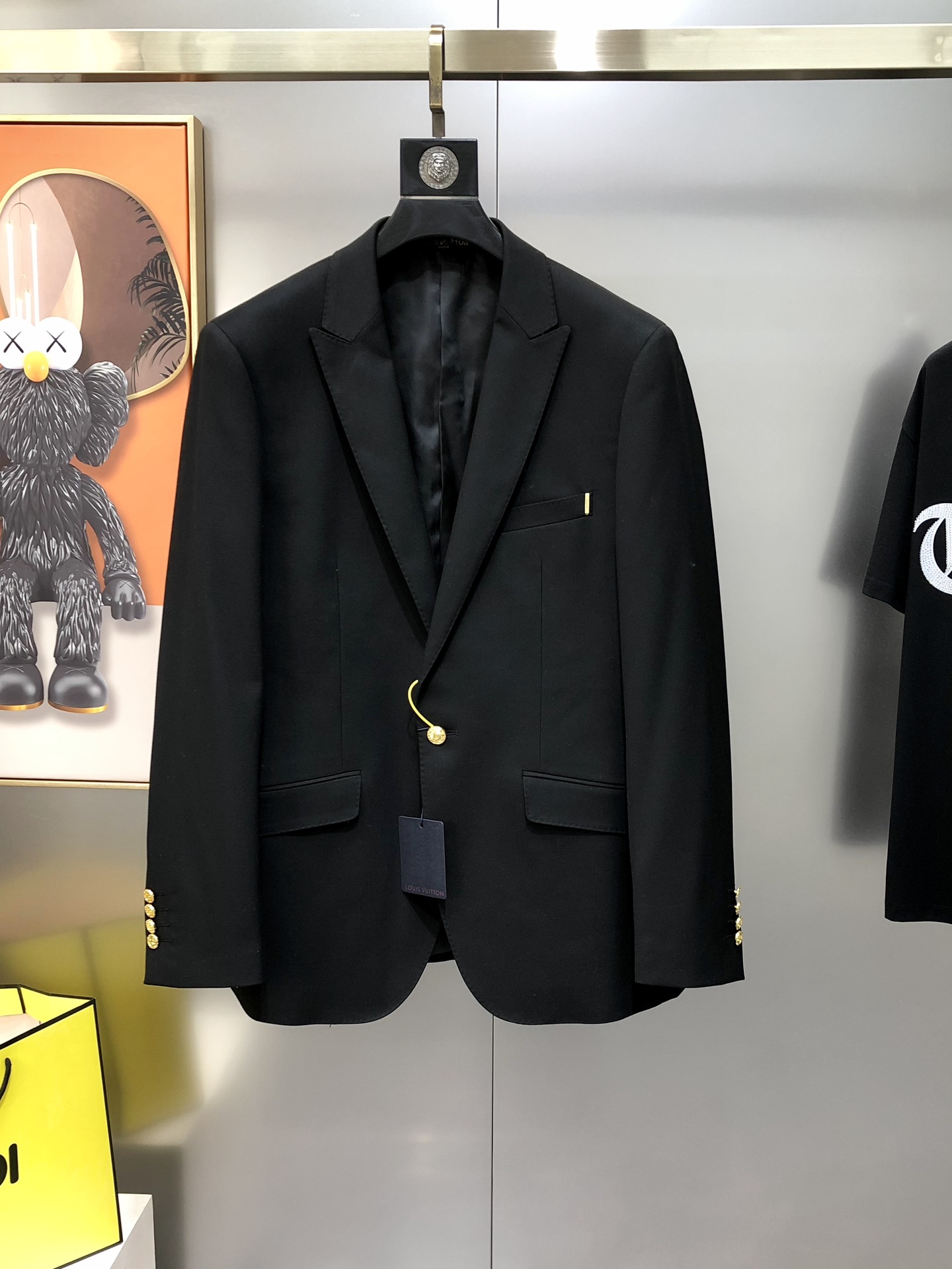 Louis Vuitton Male Basic Clothing Polyester Black S-l-xl