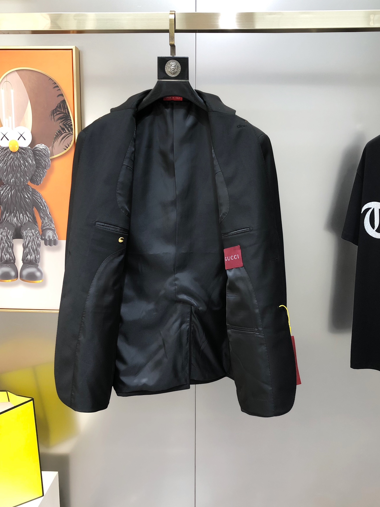 Gucci Male Basic Clothing Polyester Black S-xl