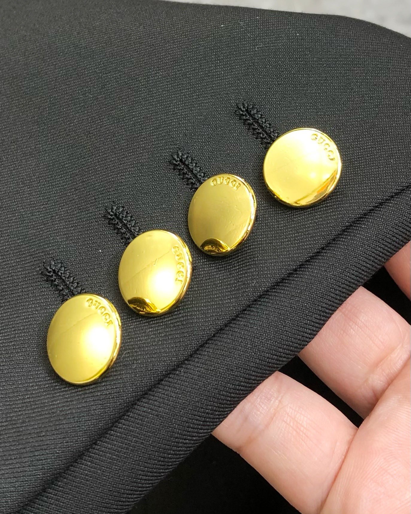 Gucci Male Basic Clothing Polyester Black S-xl