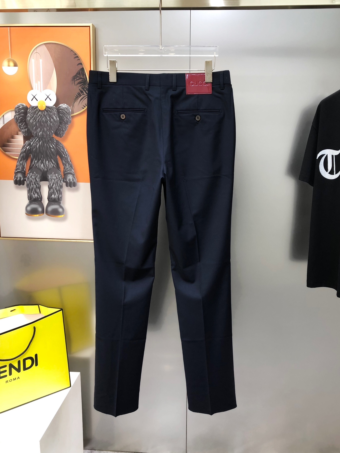 Gucci Male Basic Clothing Polyester Blue S-xl