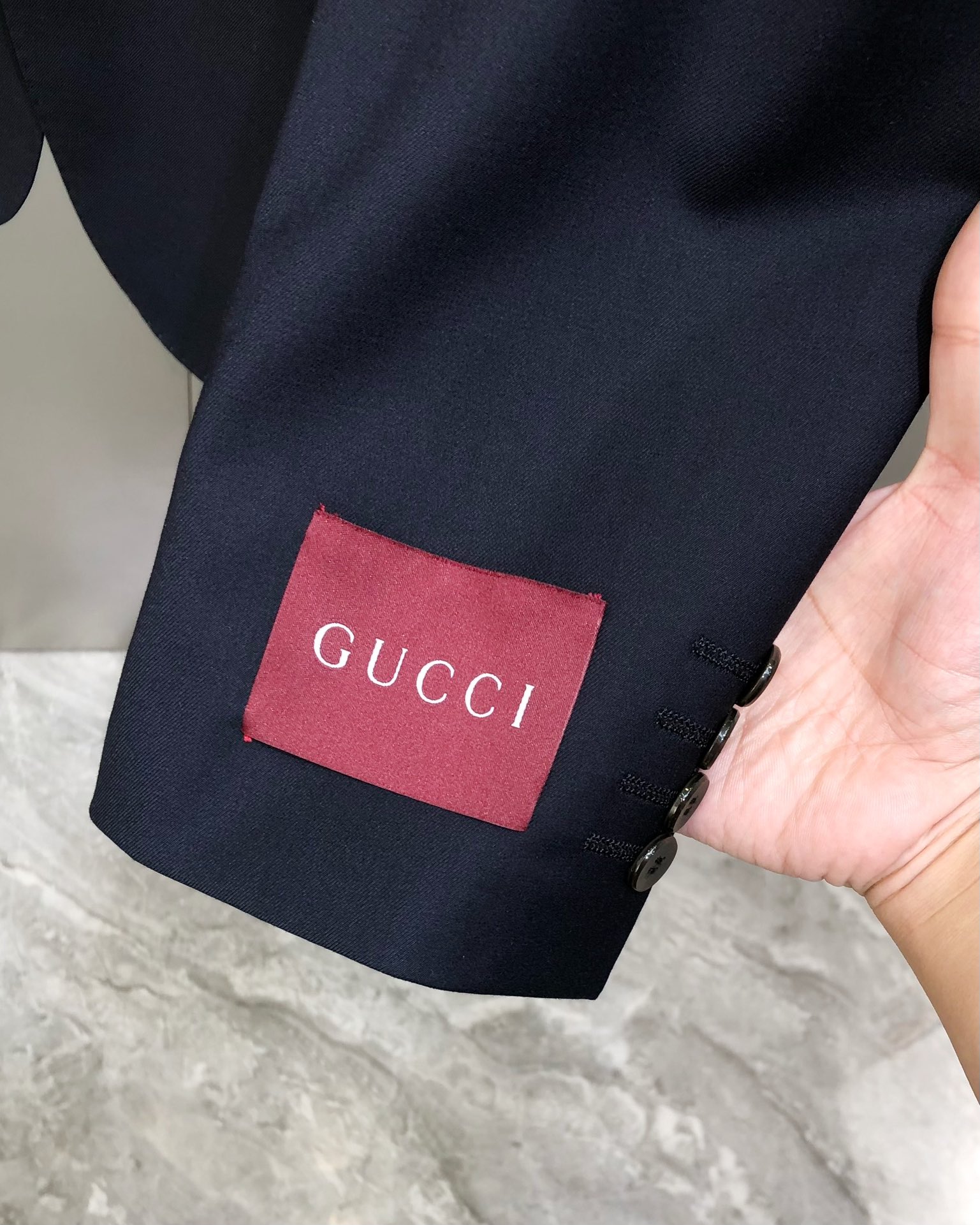Gucci Male Basic Clothing Polyester Blue S-xl