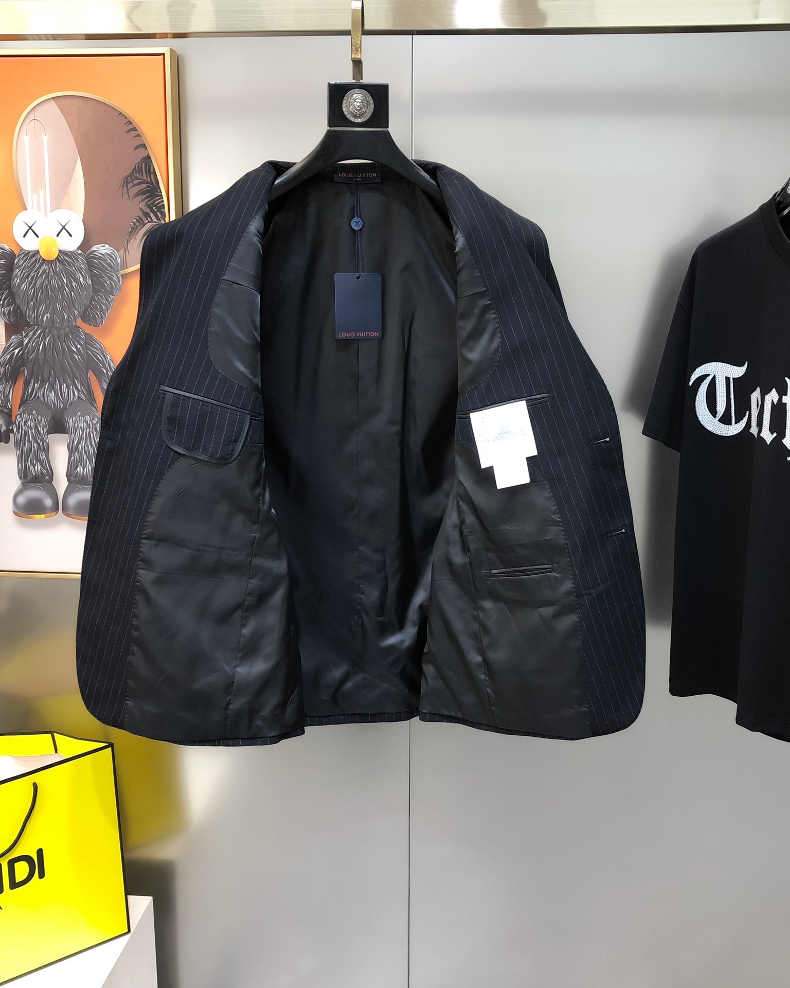 Louis Vuitton Male Basic Clothing Polyester Black S-l-xl