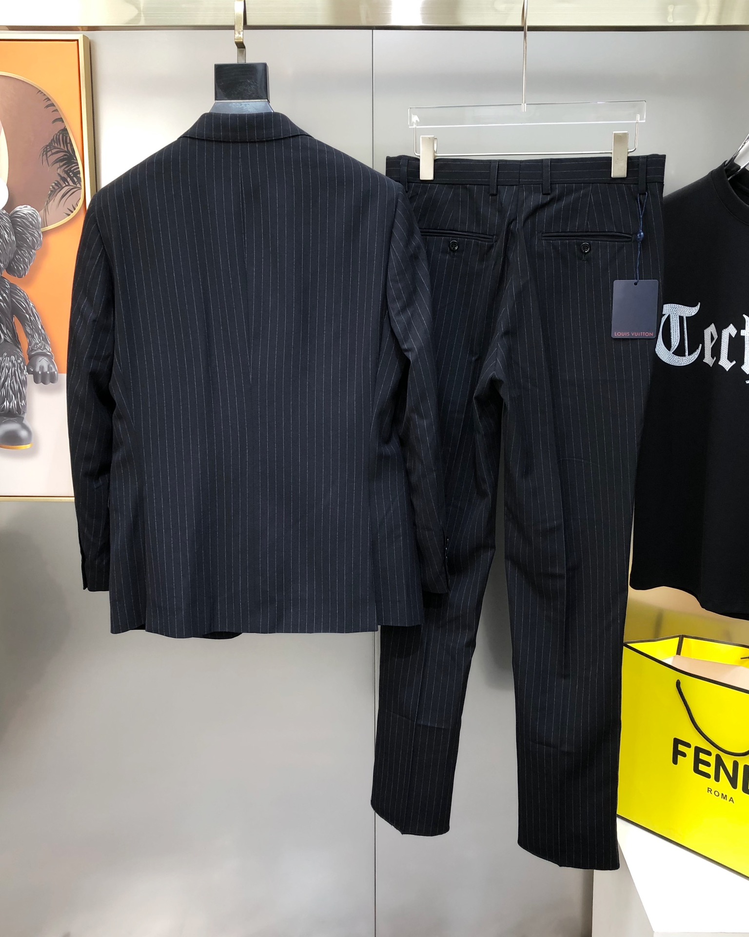 Louis Vuitton Male Basic Clothing Polyester Black S-l-xl