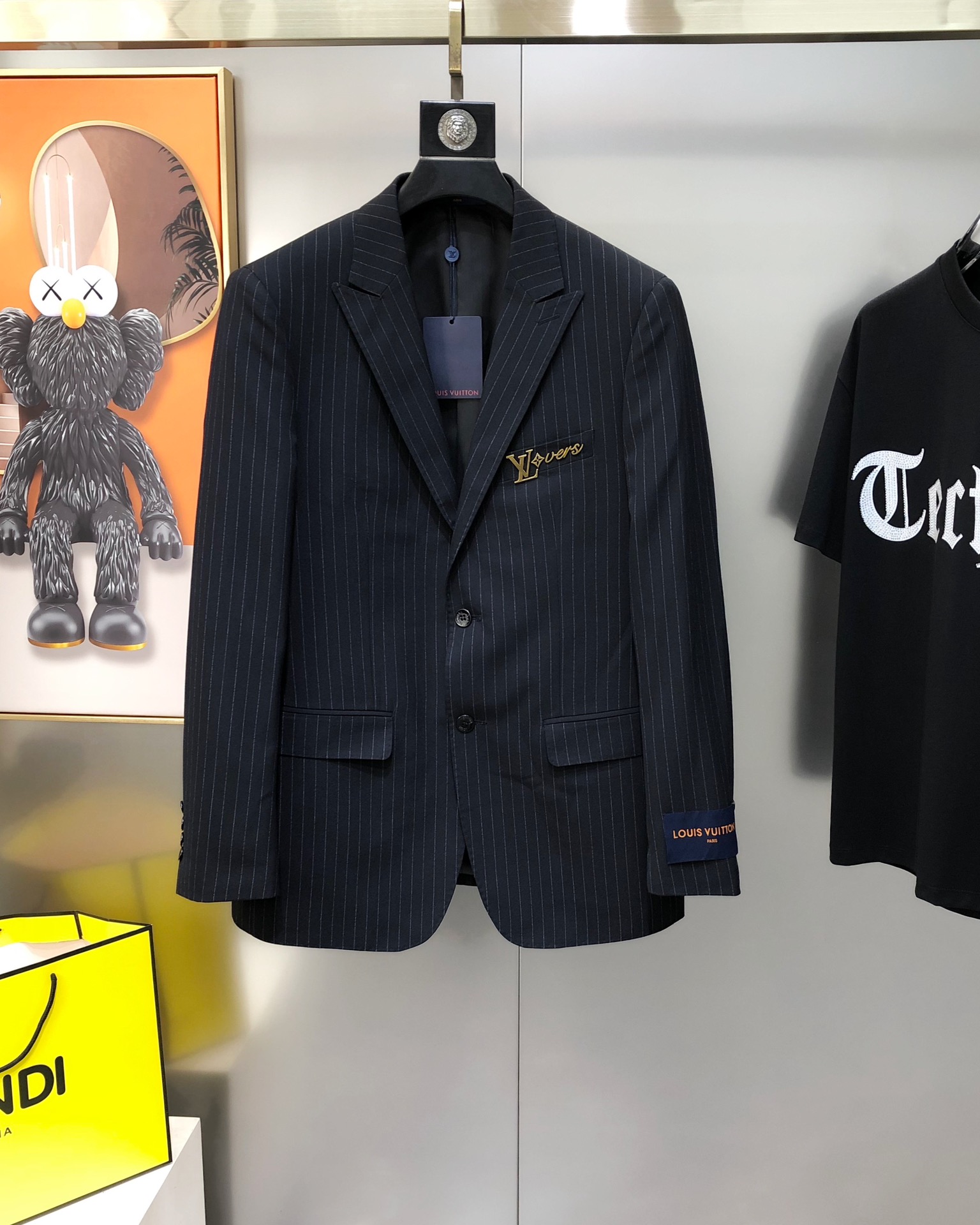 Louis Vuitton Male Basic Clothing Polyester Black S-l-xl