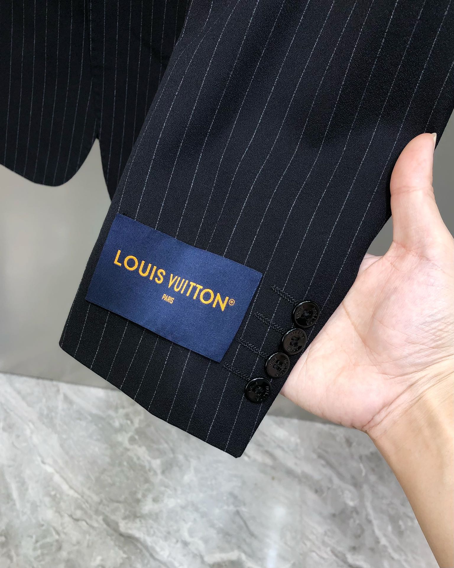 Louis Vuitton Male Basic Clothing Polyester Black S-l-xl