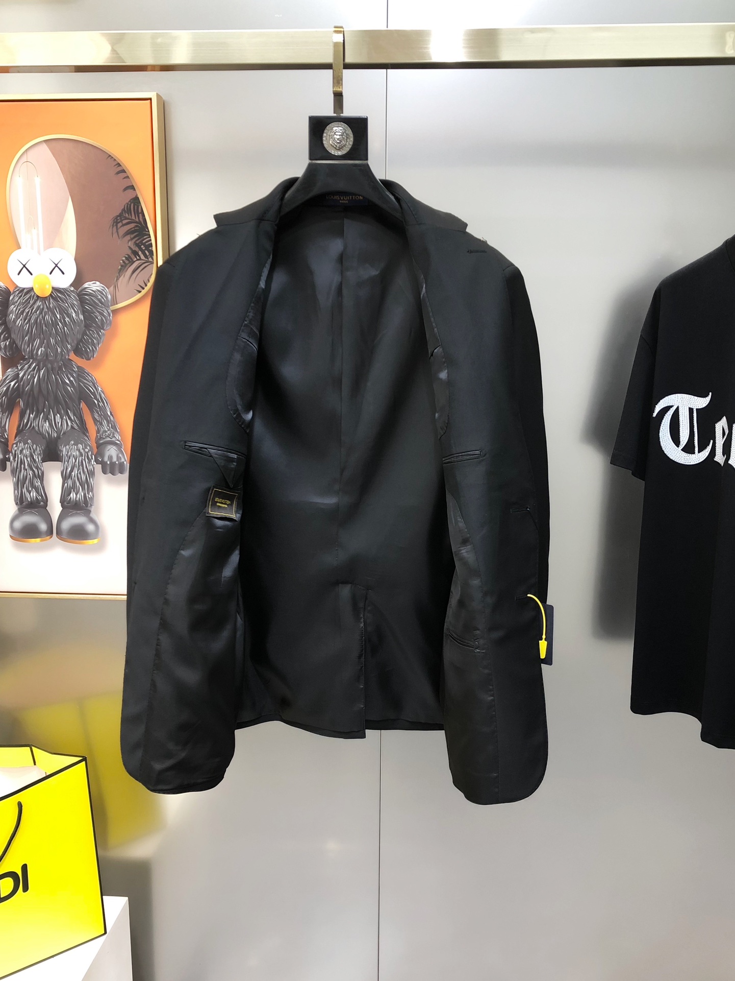 Louis Vuitton Male Basic Clothing Polyester Black S-l-xl