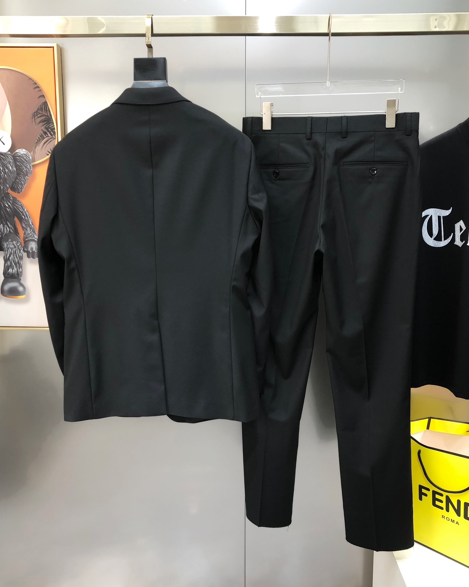 Louis Vuitton Male Basic Clothing Polyester Black S-l-xl