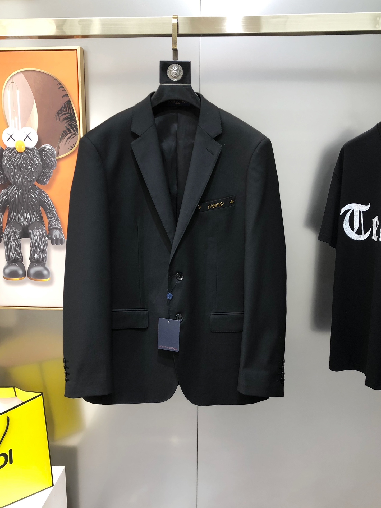 Louis Vuitton Male Basic Clothing Polyester Black S-l-xl