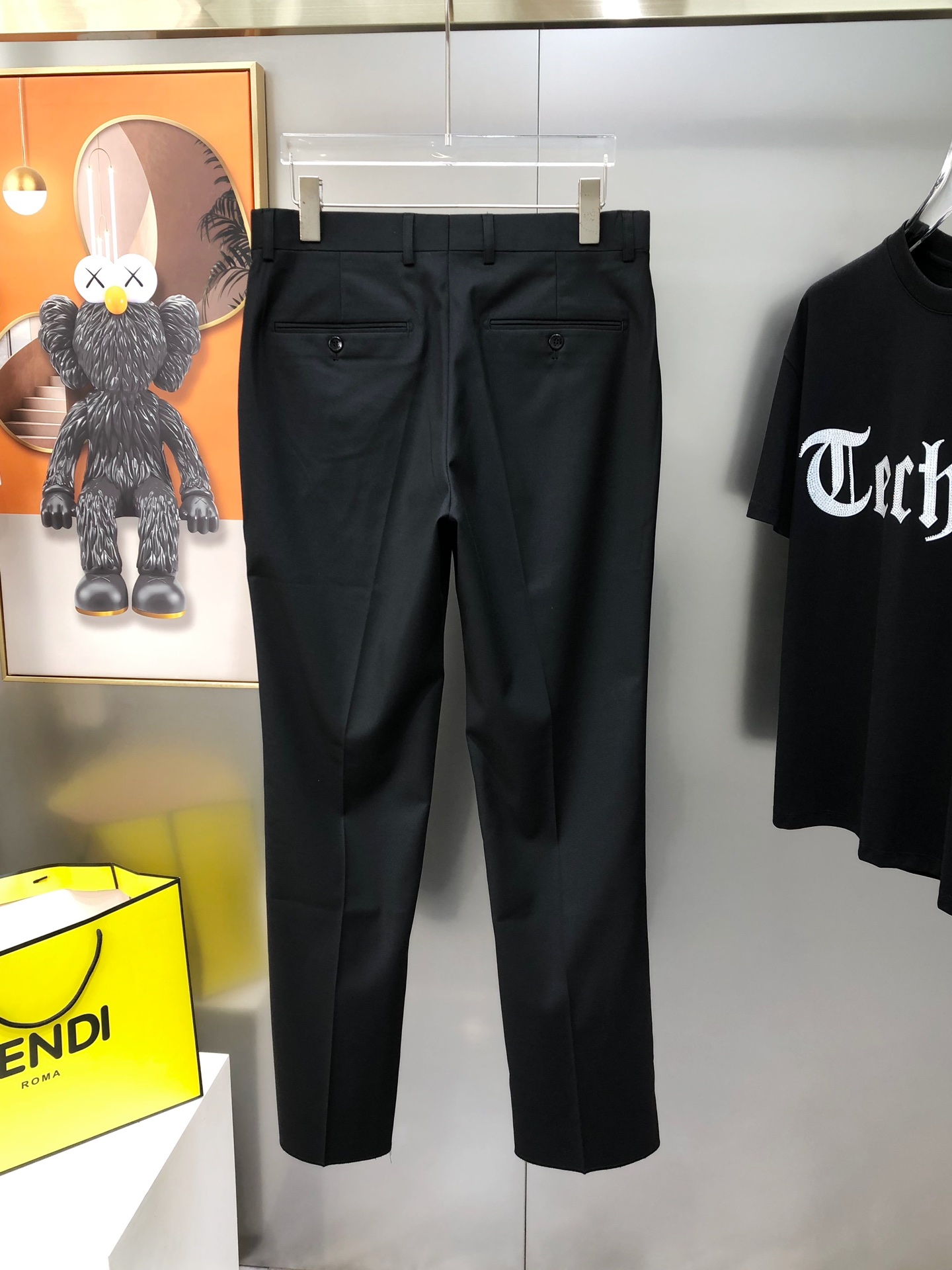 Louis Vuitton Male Basic Clothing Polyester Black S-l-xl