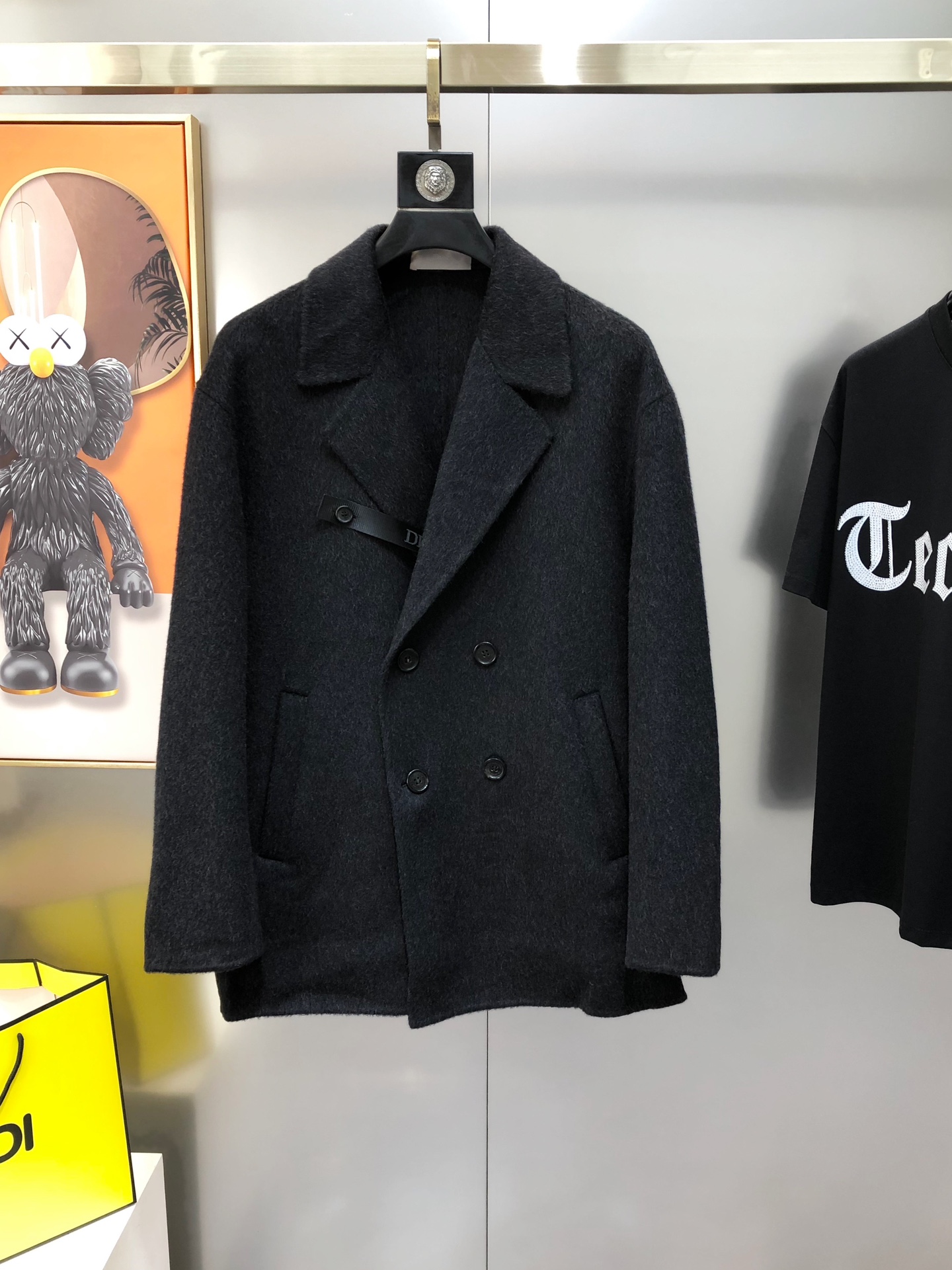 Dior Male Basic Clothing Wool Black M-xl