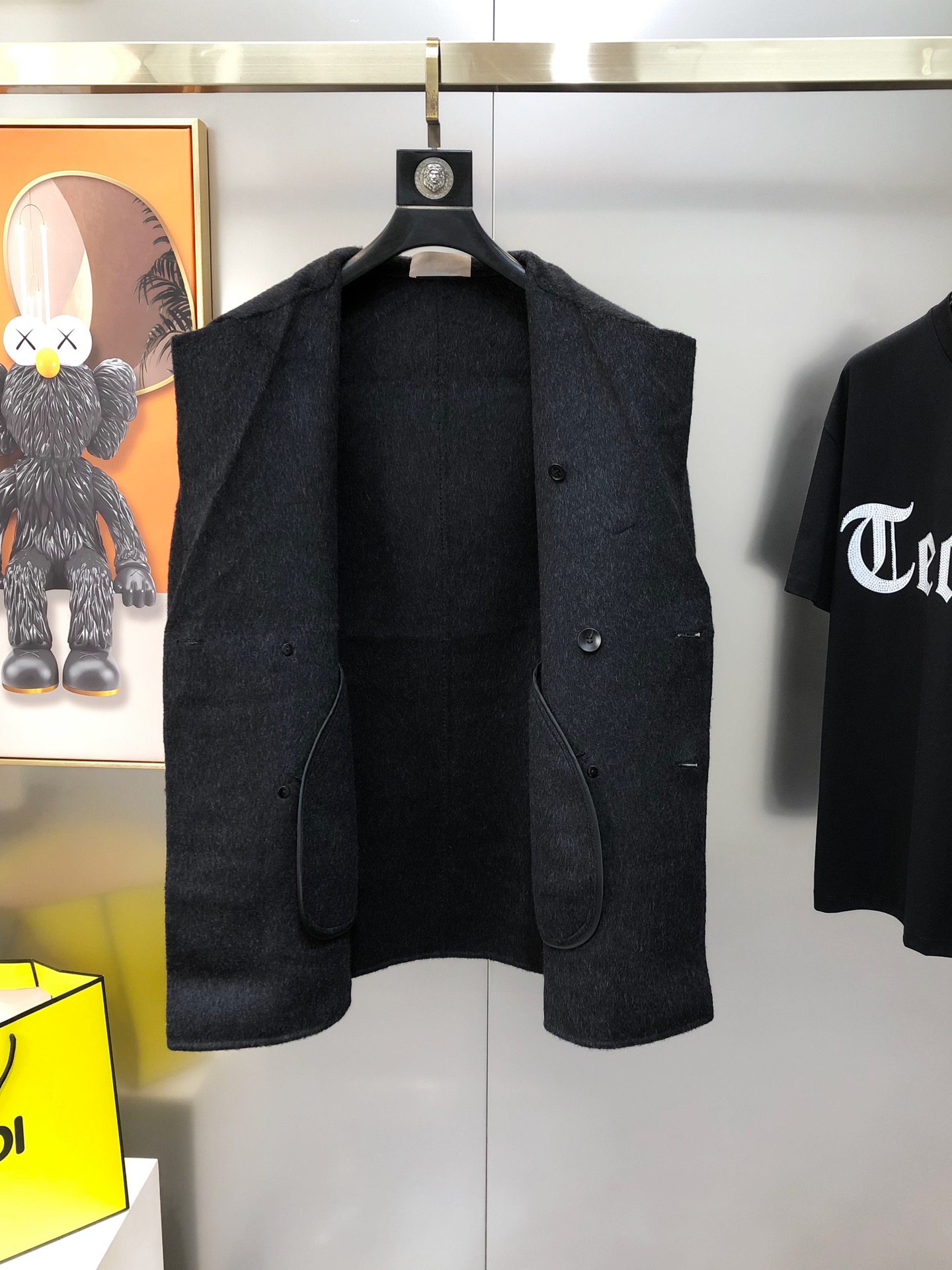 Dior Male Basic Clothing Wool Black M-xl