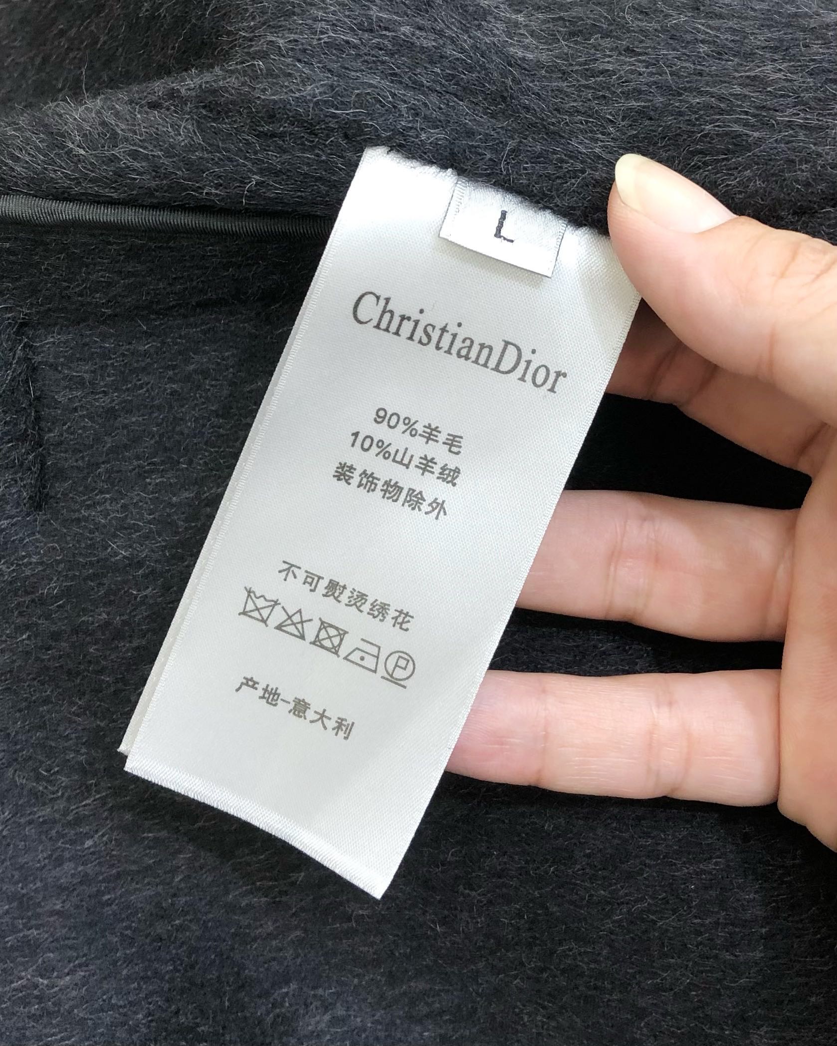 Dior Male Basic Clothing Wool Black M-xl