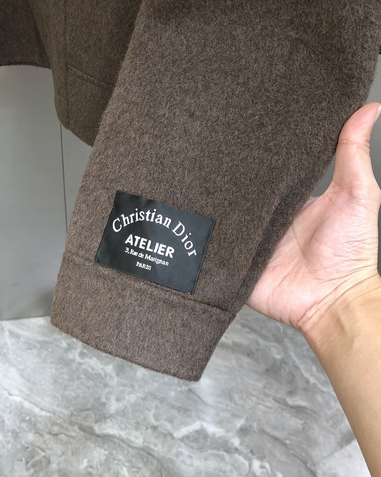 Dior Male Jacket Wool Gray M-l-xl