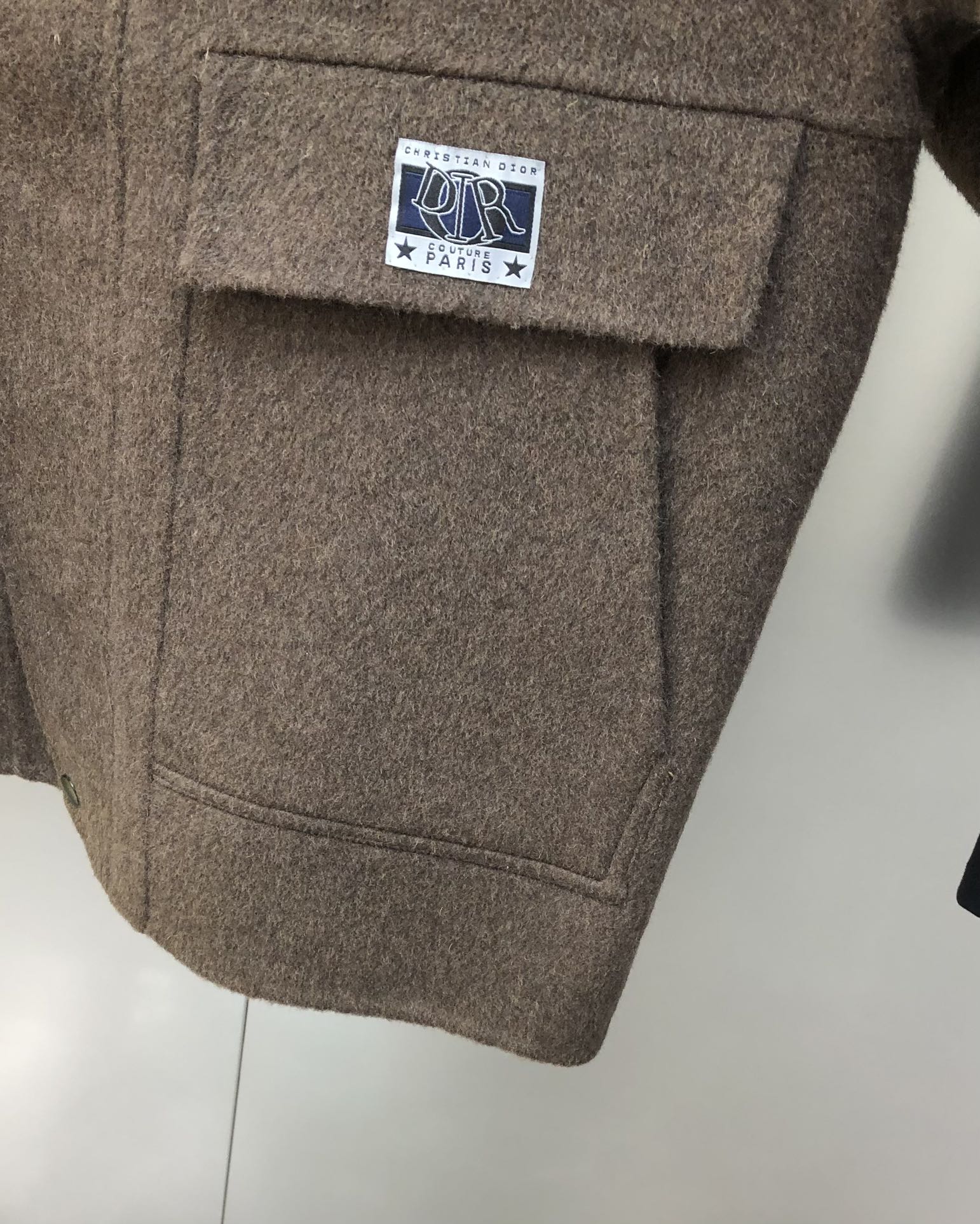 Dior Male Jacket Wool Gray M-l-xl