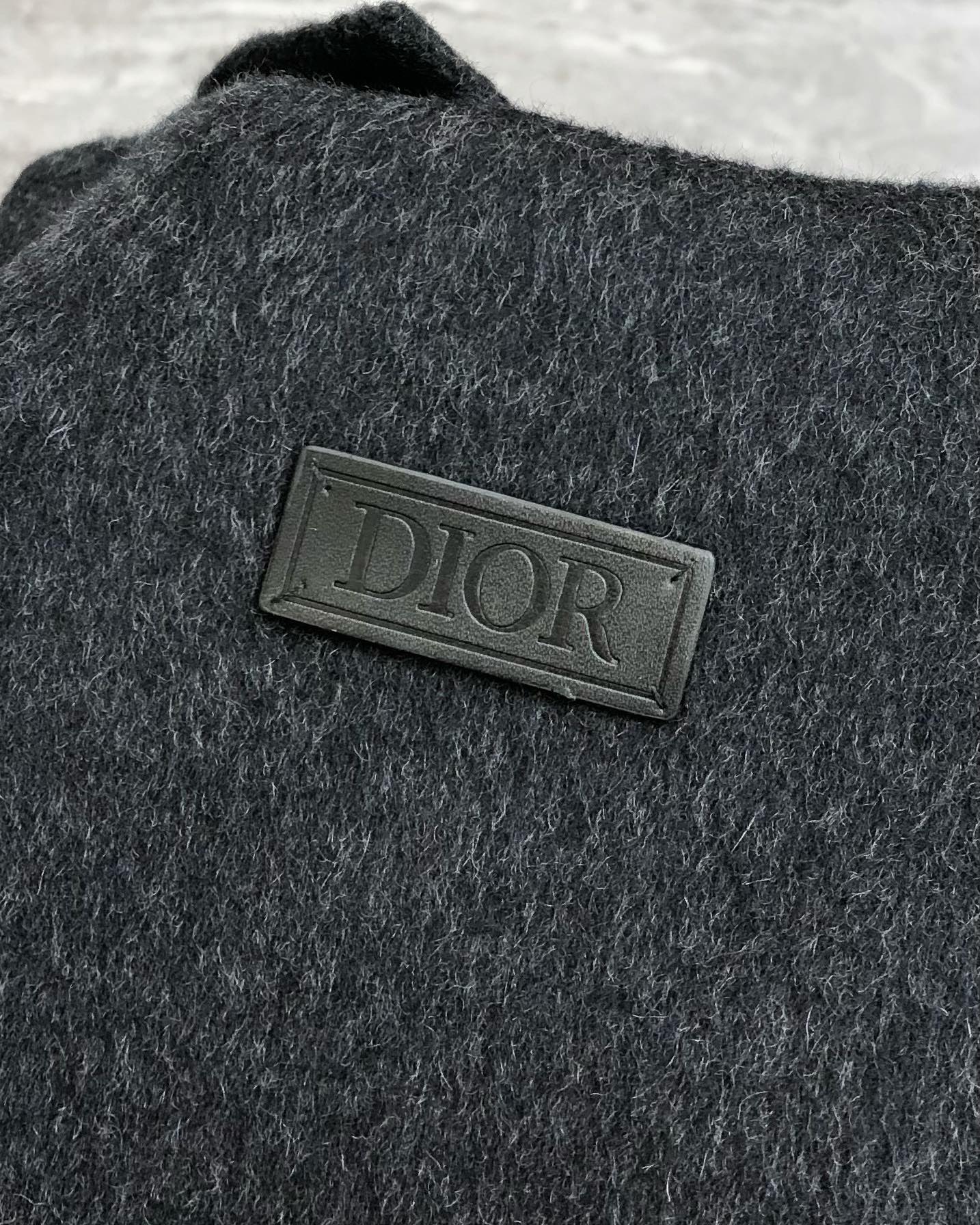 Dior Male Jacket Wool Gray M-l-xl