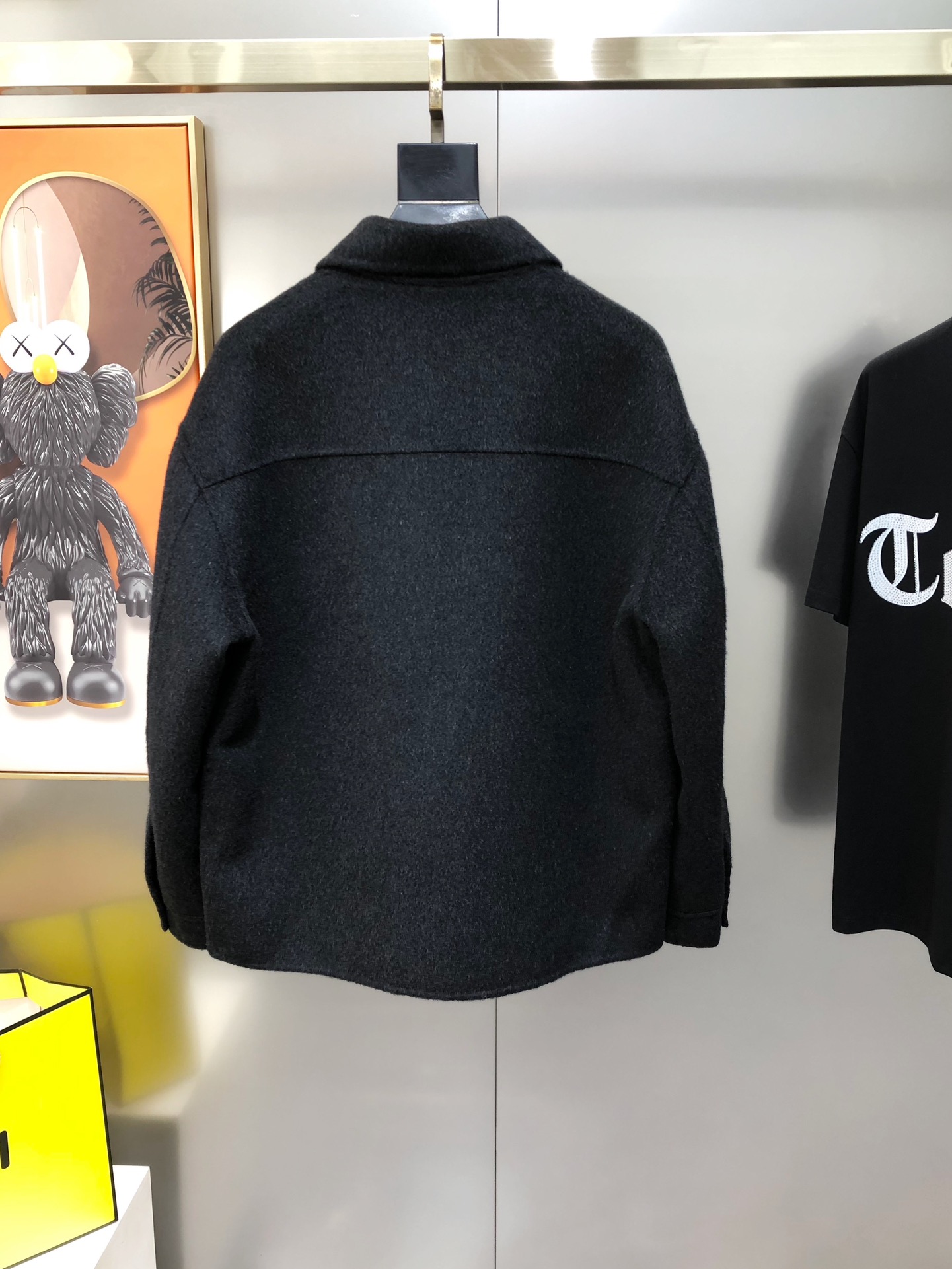 Dior Male Jacket Wool Gray M-l-xl