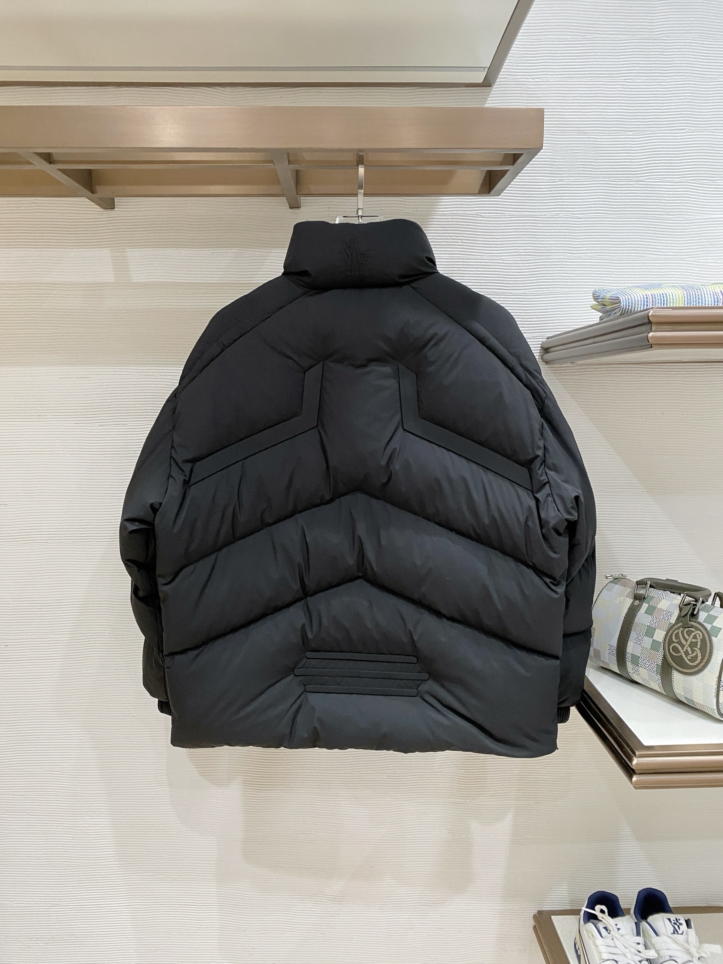 Moncler Male Down Jacket Goose Down Black Hooded M-l-xl