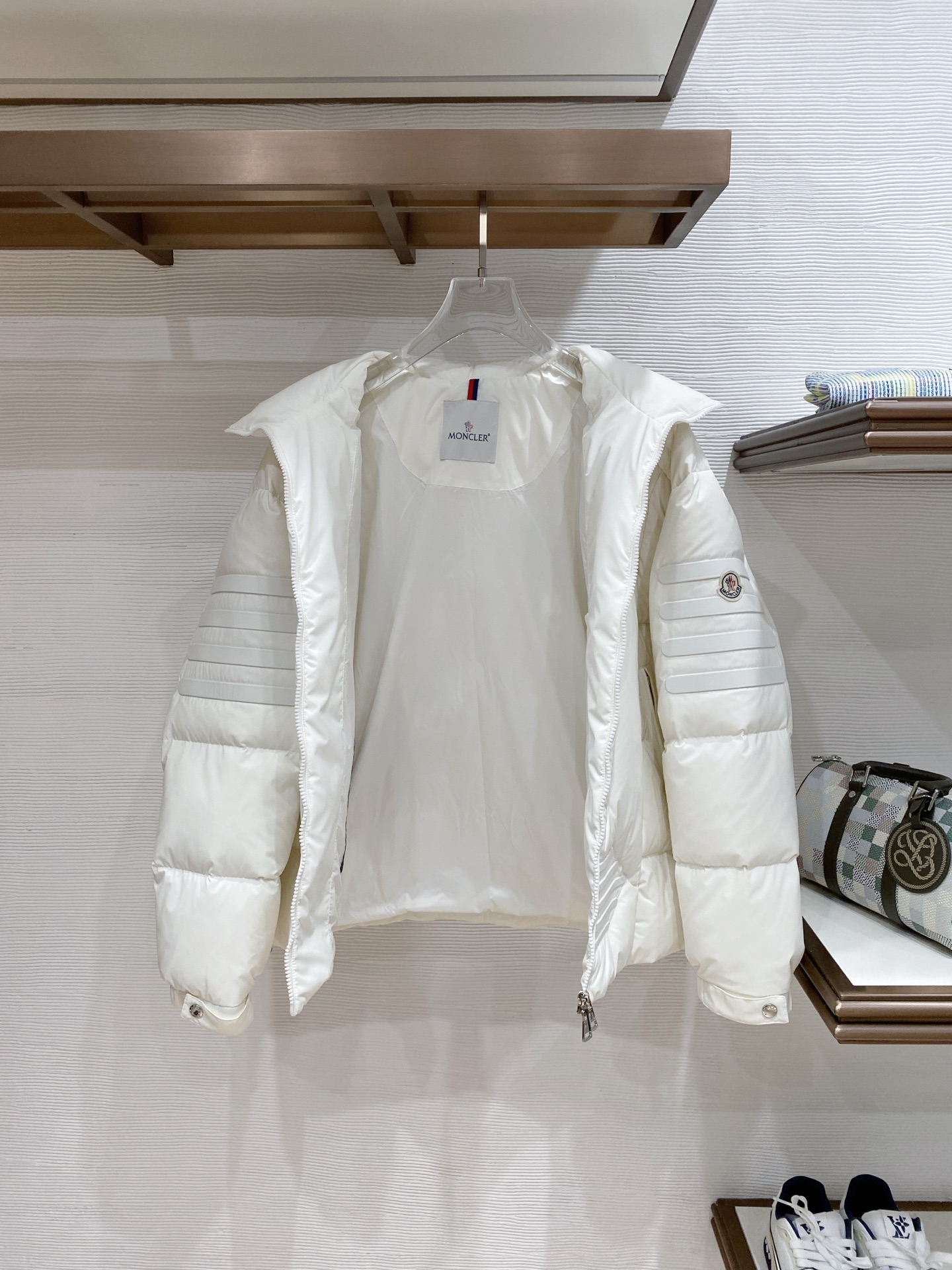 Moncler Male Down Jacket Goose Down Black Hooded M-l-xl