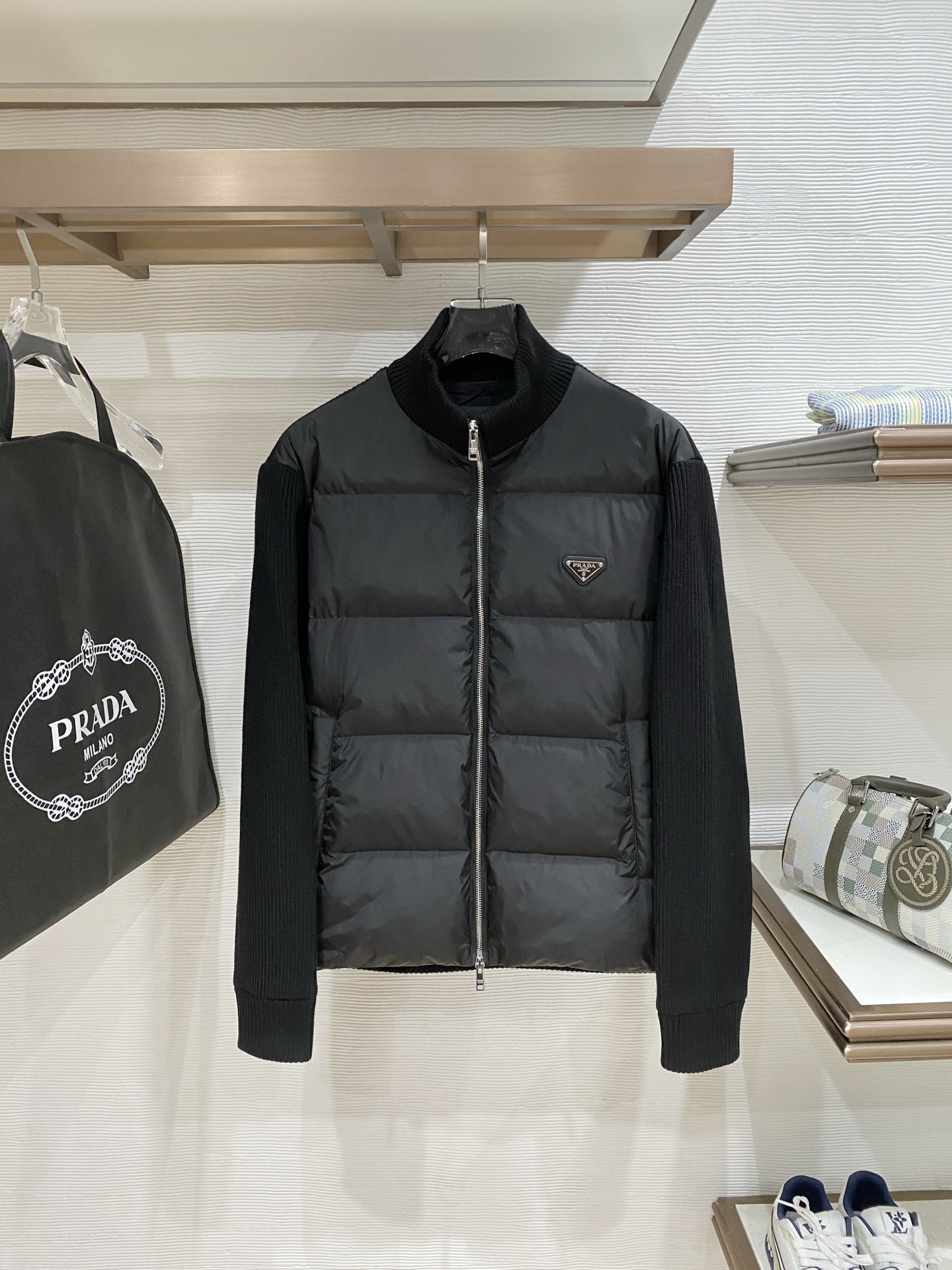 Burberry Male Jacket Knitted Black