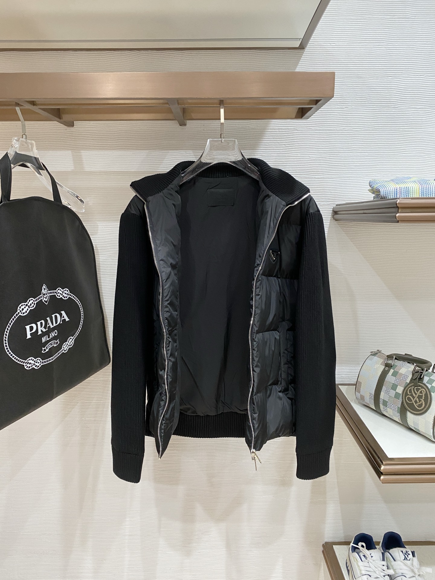 Burberry Male Jacket Knitted Black