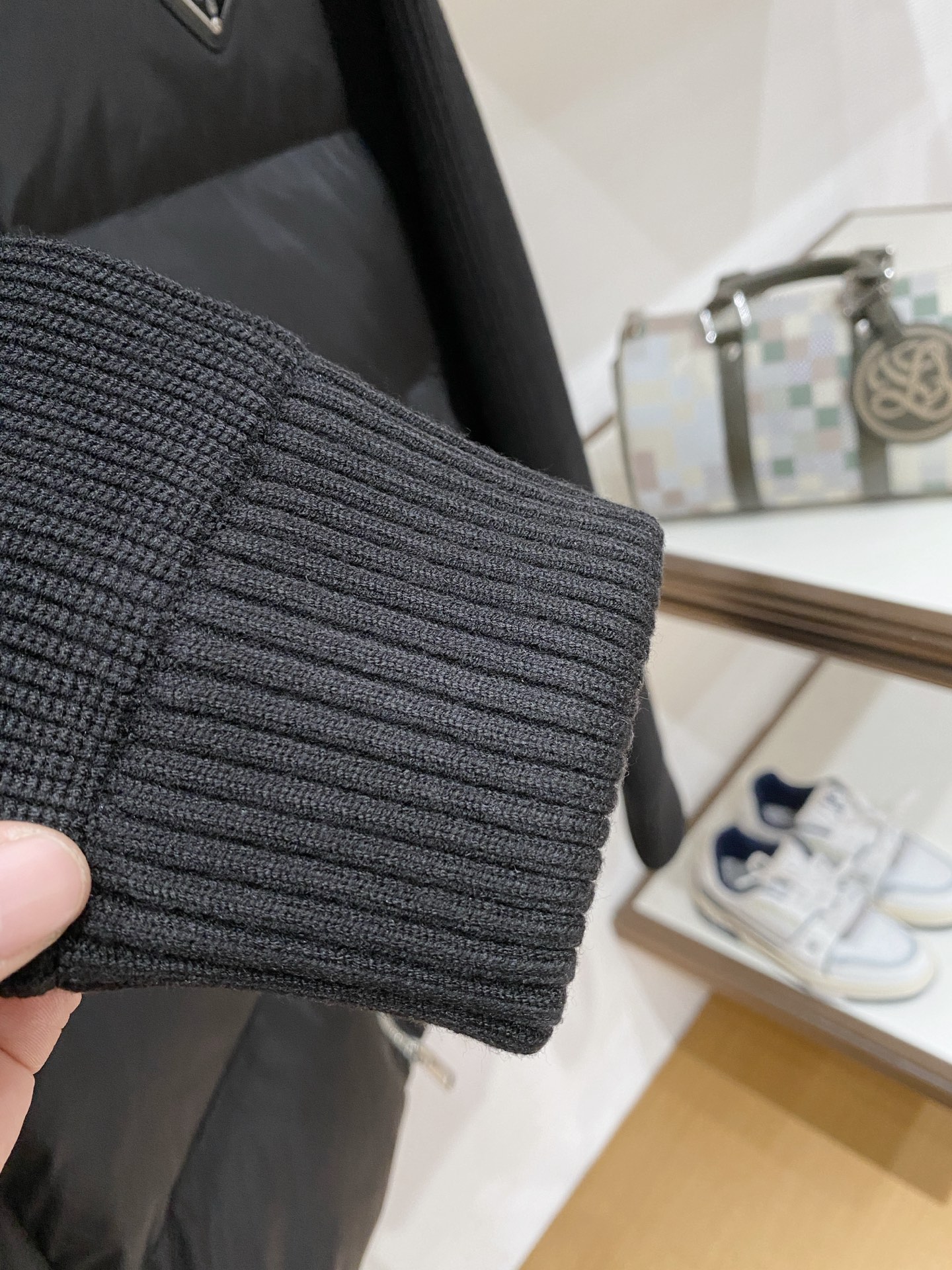 Burberry Male Jacket Knitted Black