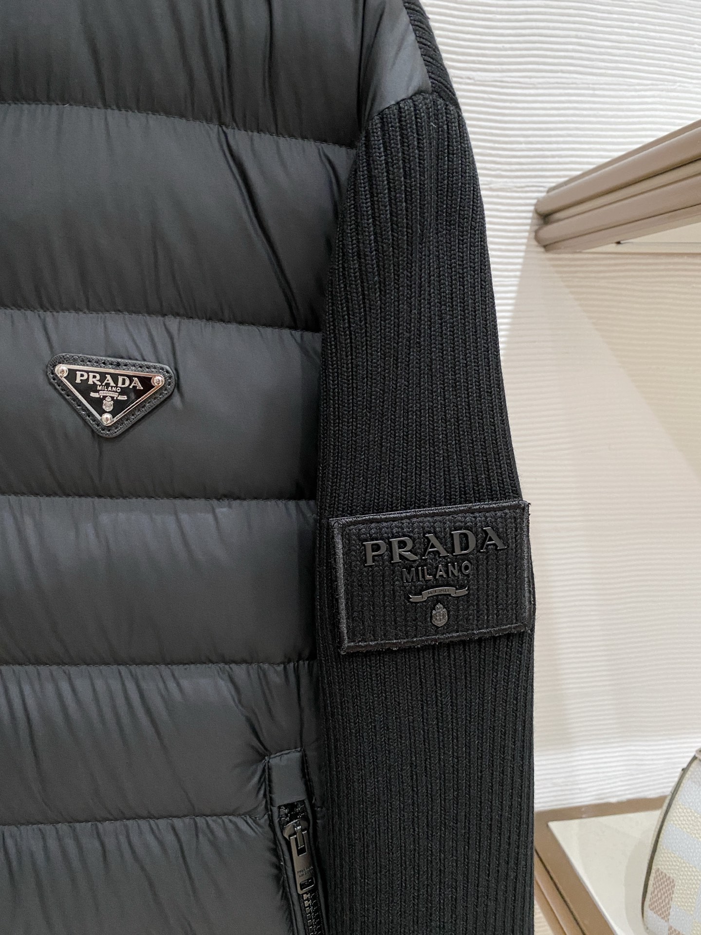 Burberry Male Jacket Knitted Black