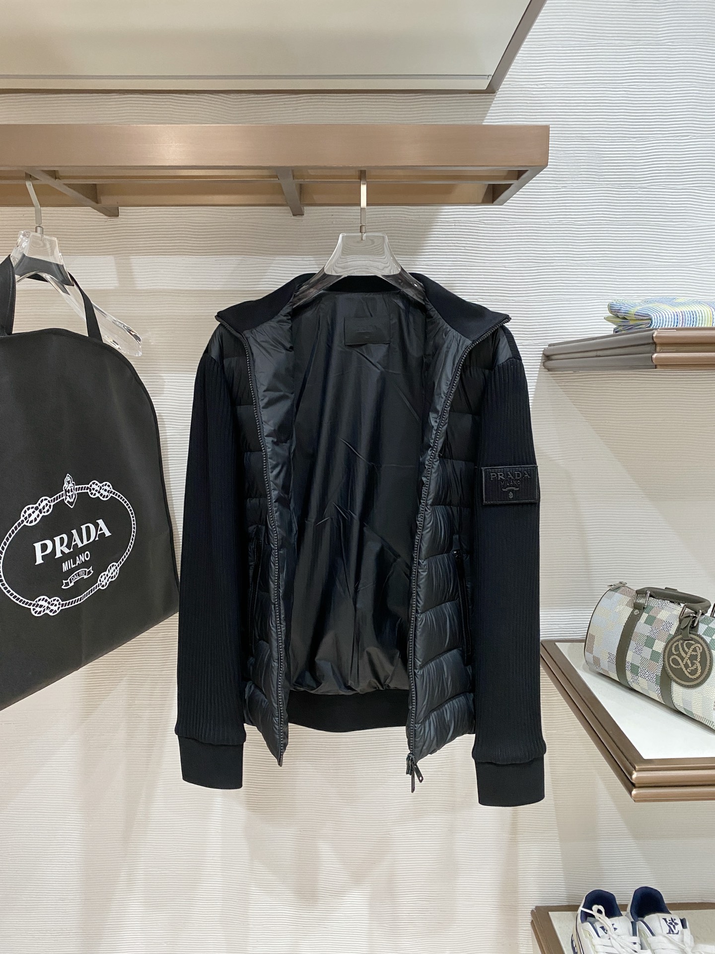 Burberry Male Jacket Knitted Black