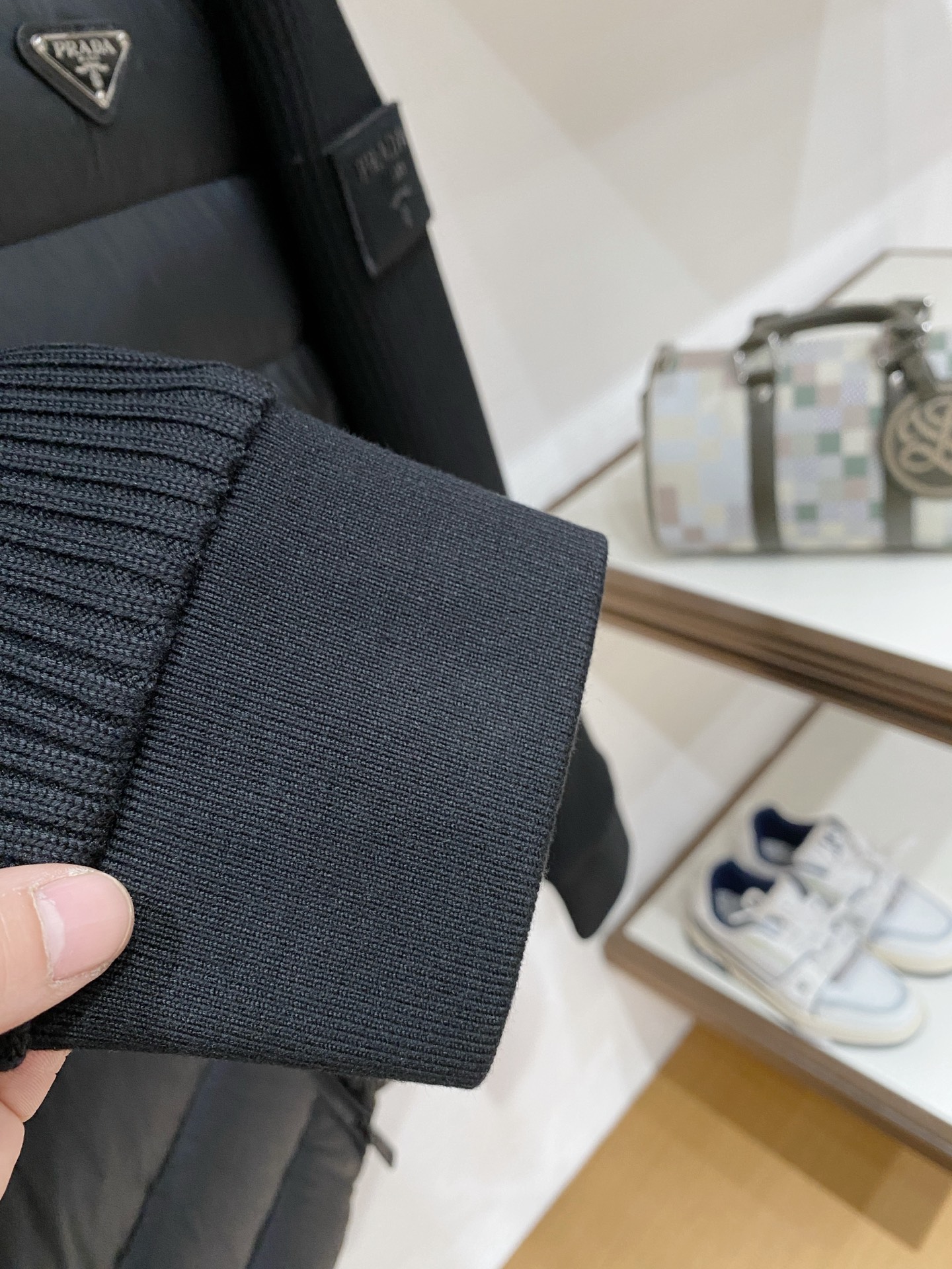 Burberry Male Jacket Knitted Black