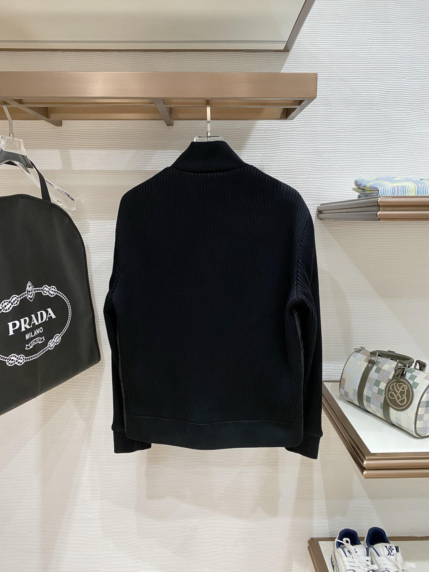 Burberry Male Jacket Knitted Black