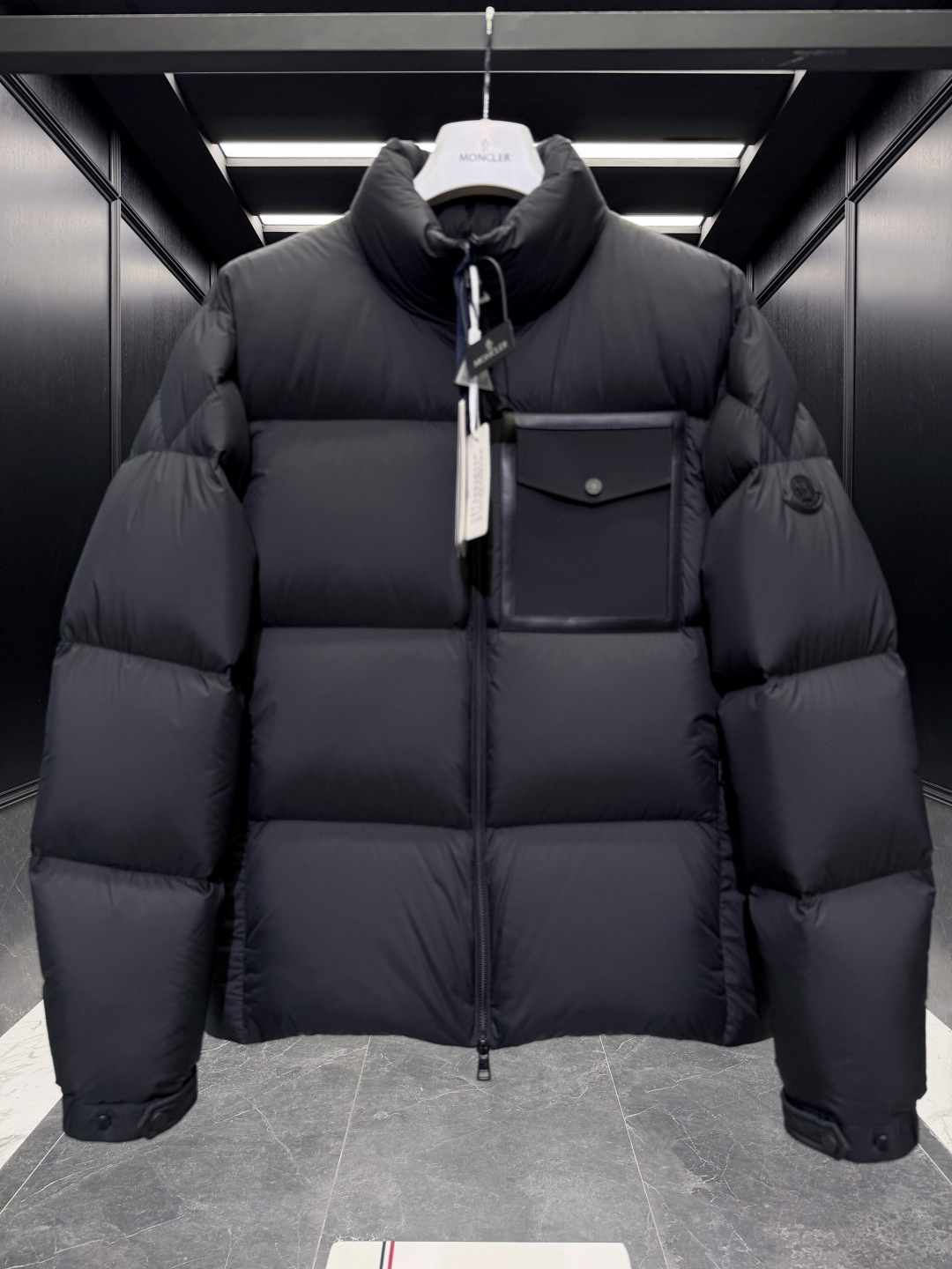 Moncler Male Jacket Goose Down Black S-m-l