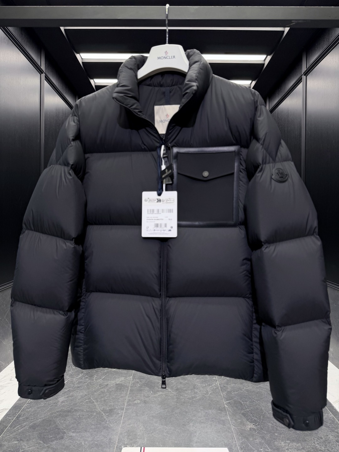 Moncler Male Jacket Goose Down Black S-m-l