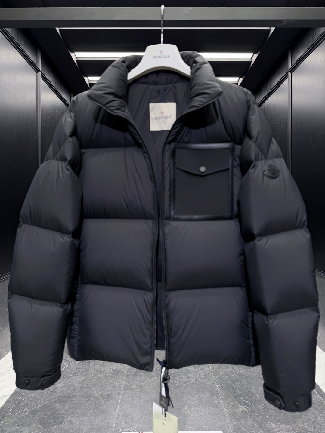 Moncler Male Jacket Goose Down Black S-m-l