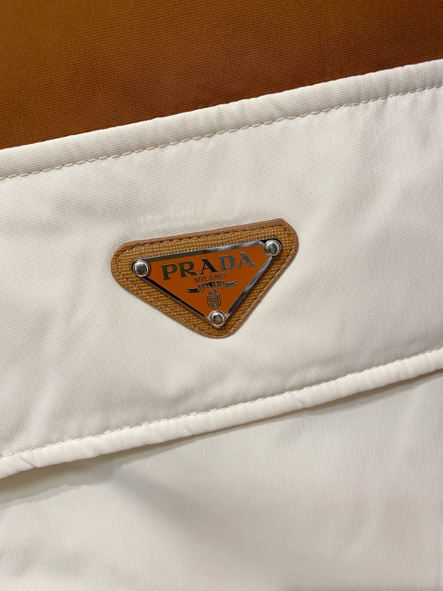 Prada Male Down Jacket White Duck Down Hooded M-l-xl